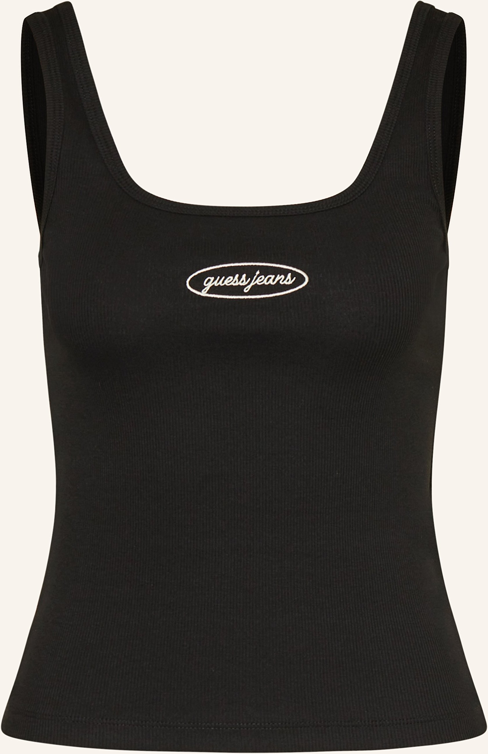 Thumbnail - Guess Jeans Top schwarz