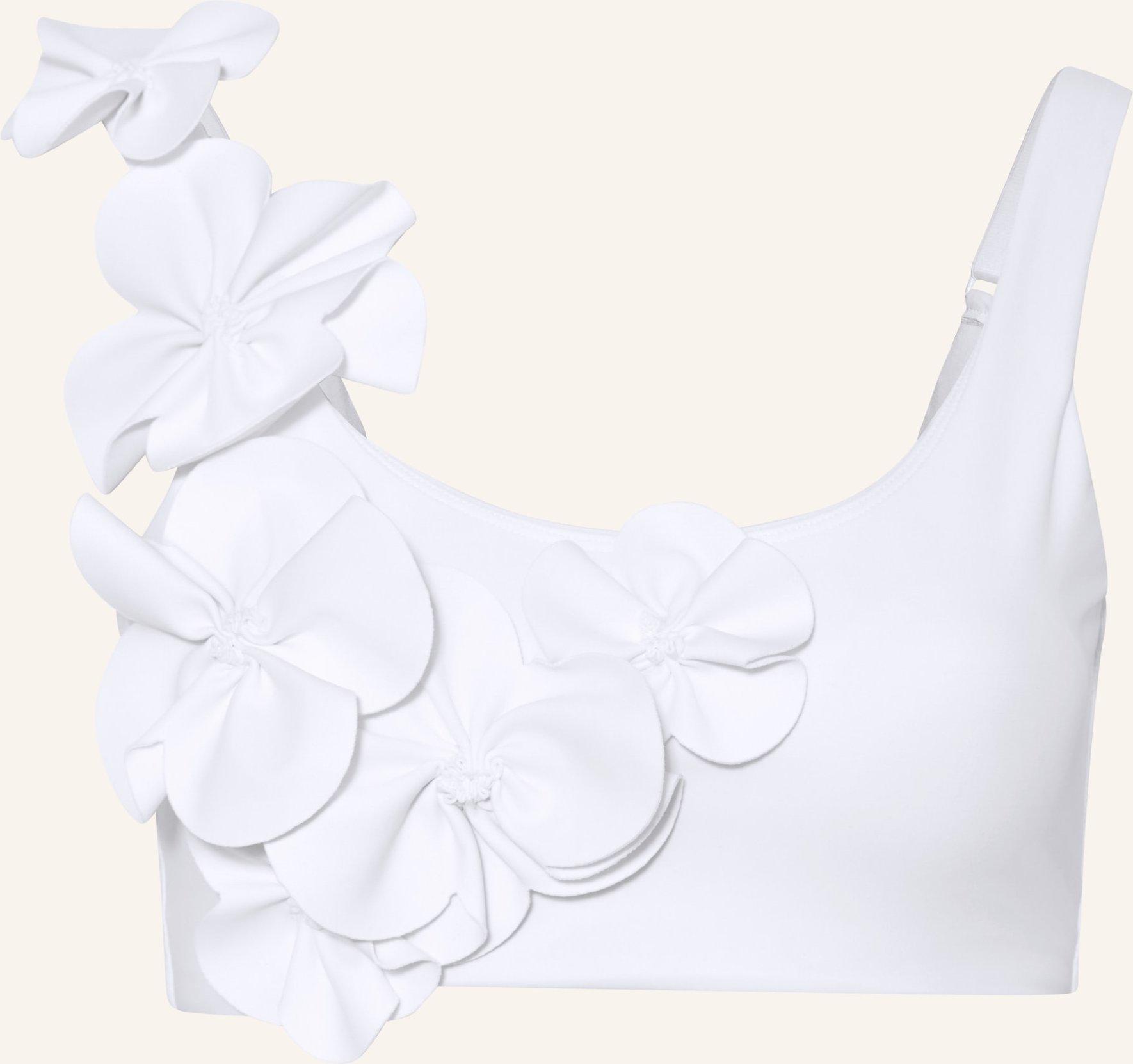 Goldbergh Bustier-Bikini-Top Chiarella weiss