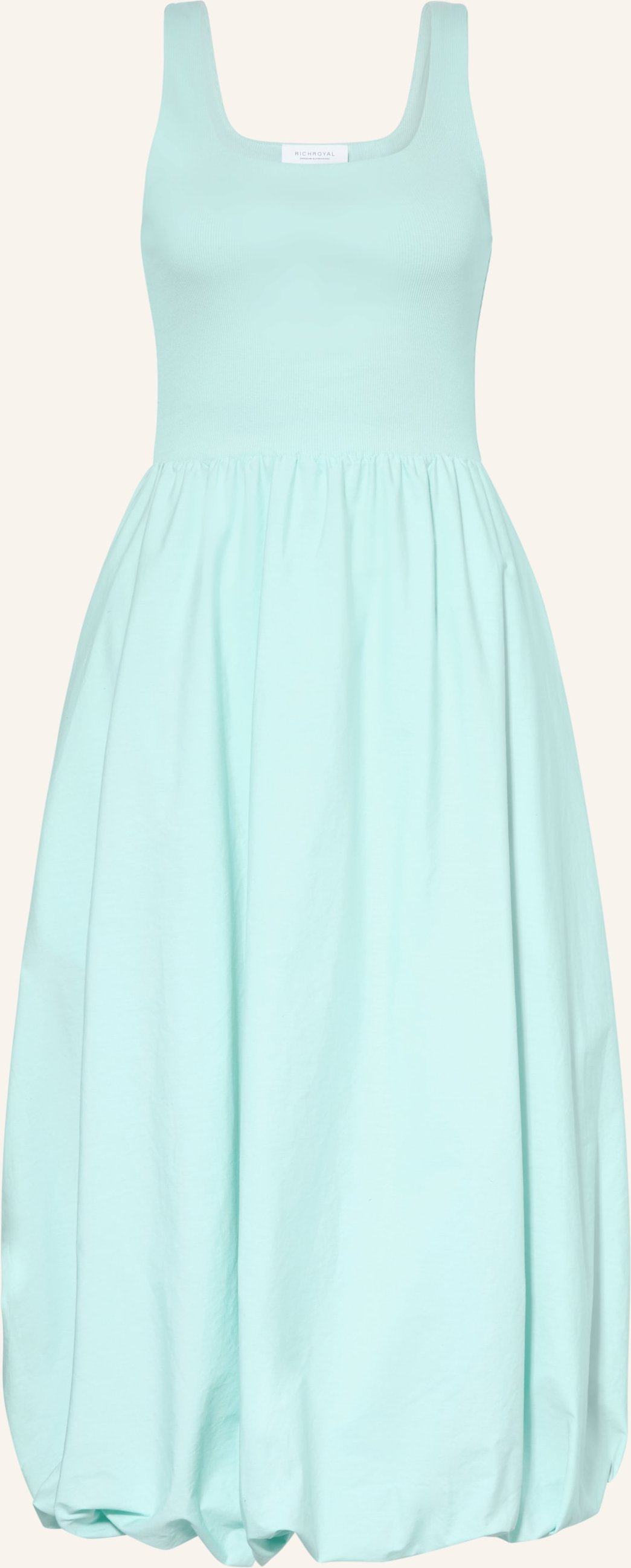 Rich & Royal Kleid Im Materialmix gelb