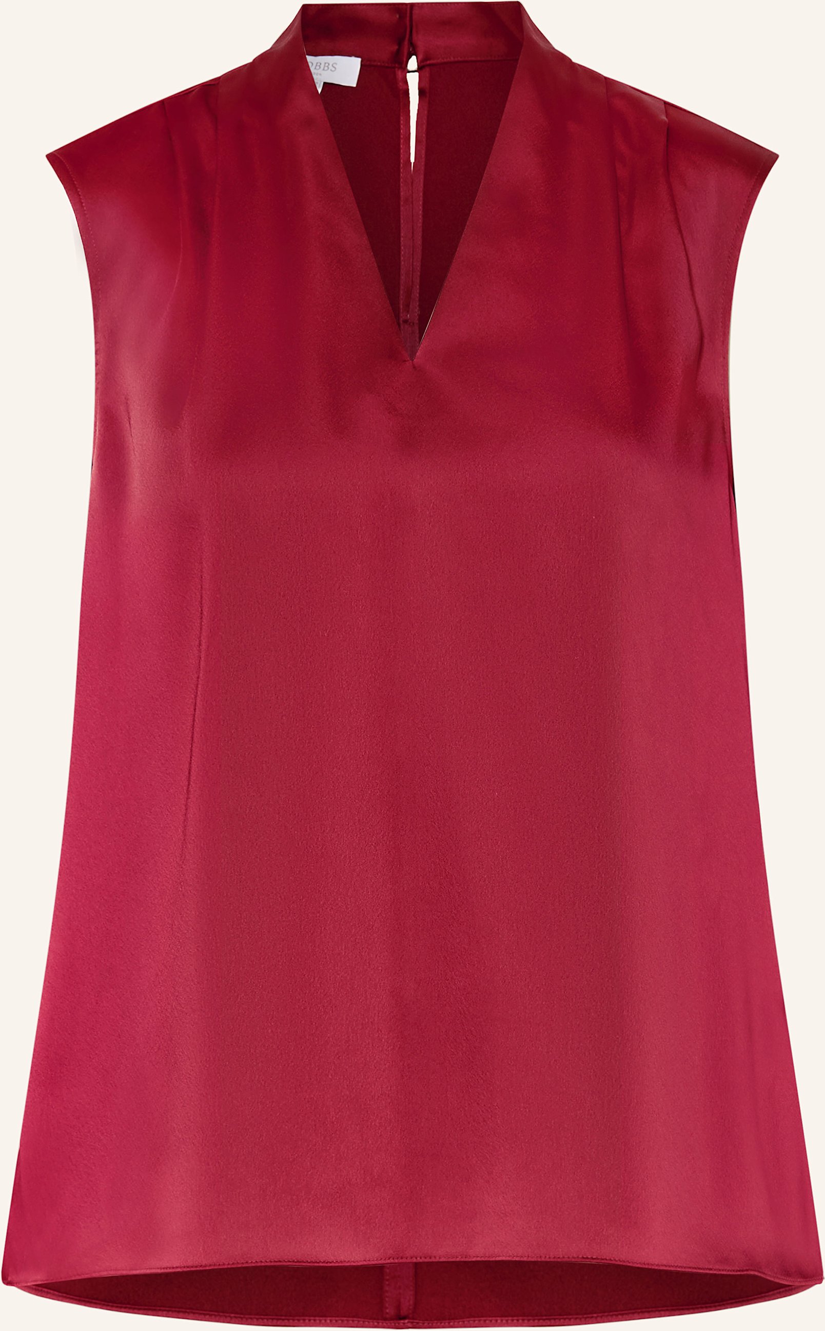 Hobbs Blusentop Nina Aus Satin rot