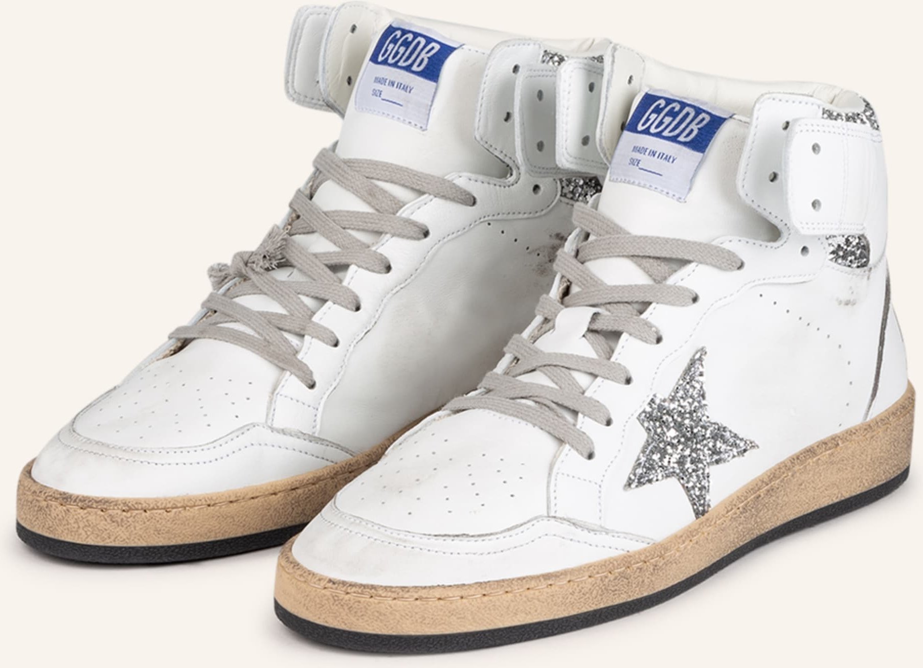 Golden Goose Hightop-Sneaker Sky Star weiss