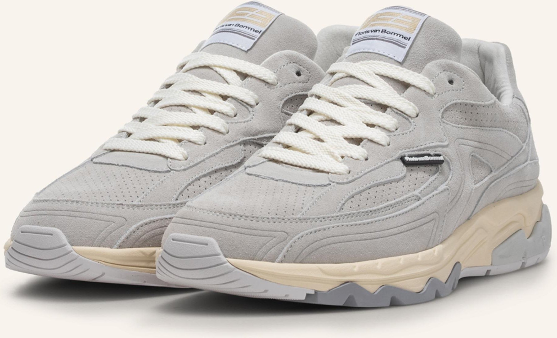 Floris Van Bommel Sneaker De Rezer 02 grau