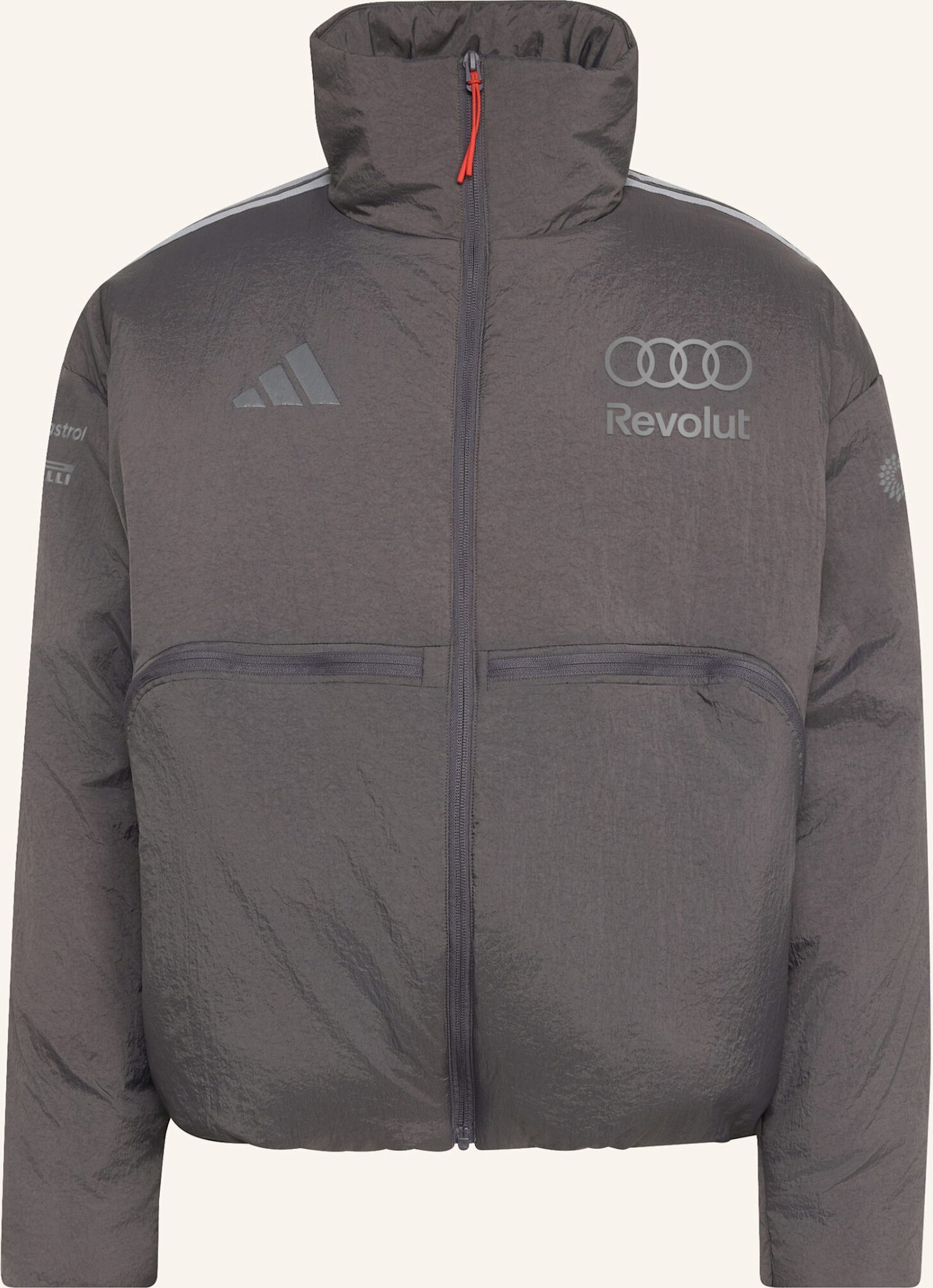 Adidas Audi Revolut f1 Team Engineers & Marketing Puffer Jacke grau