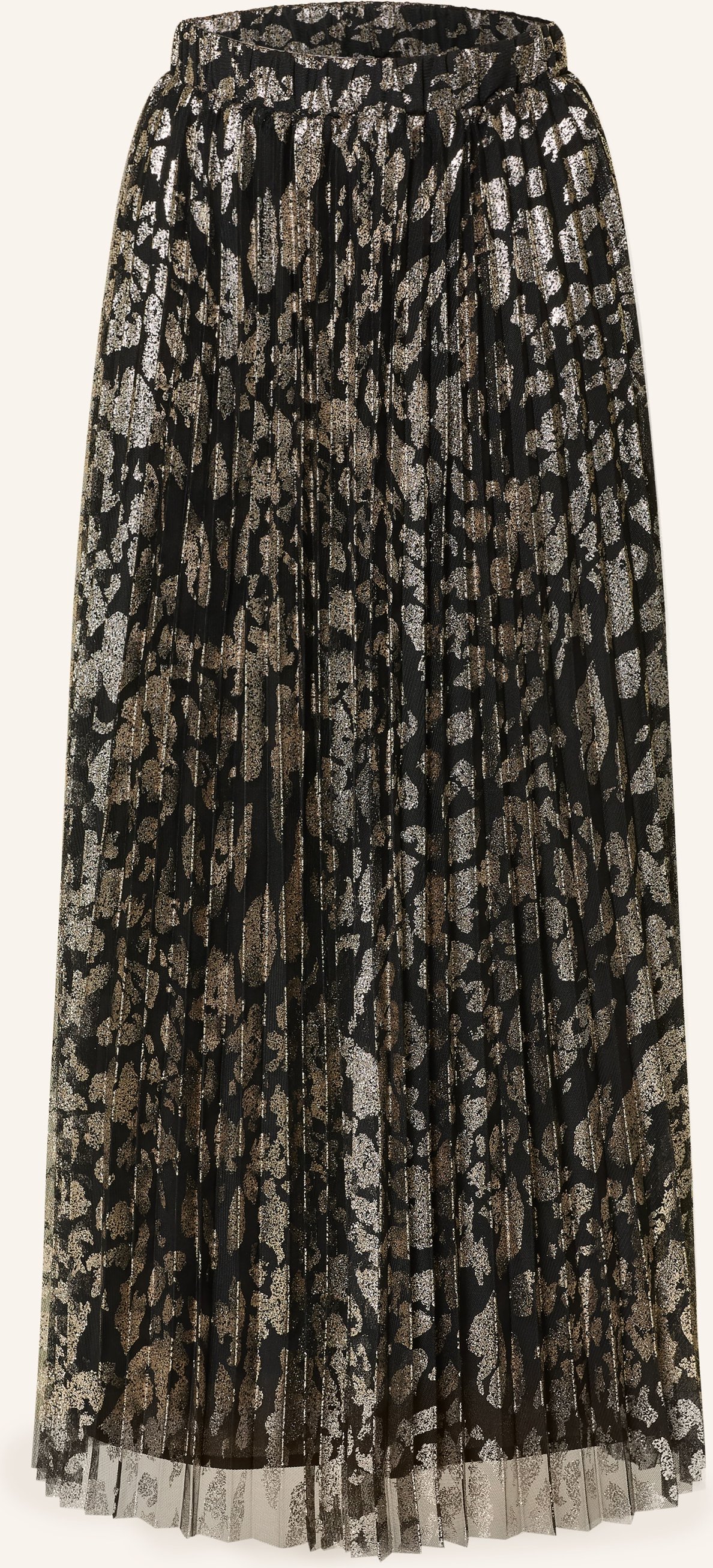 Phase Eight Plisseerock Edie schwarz