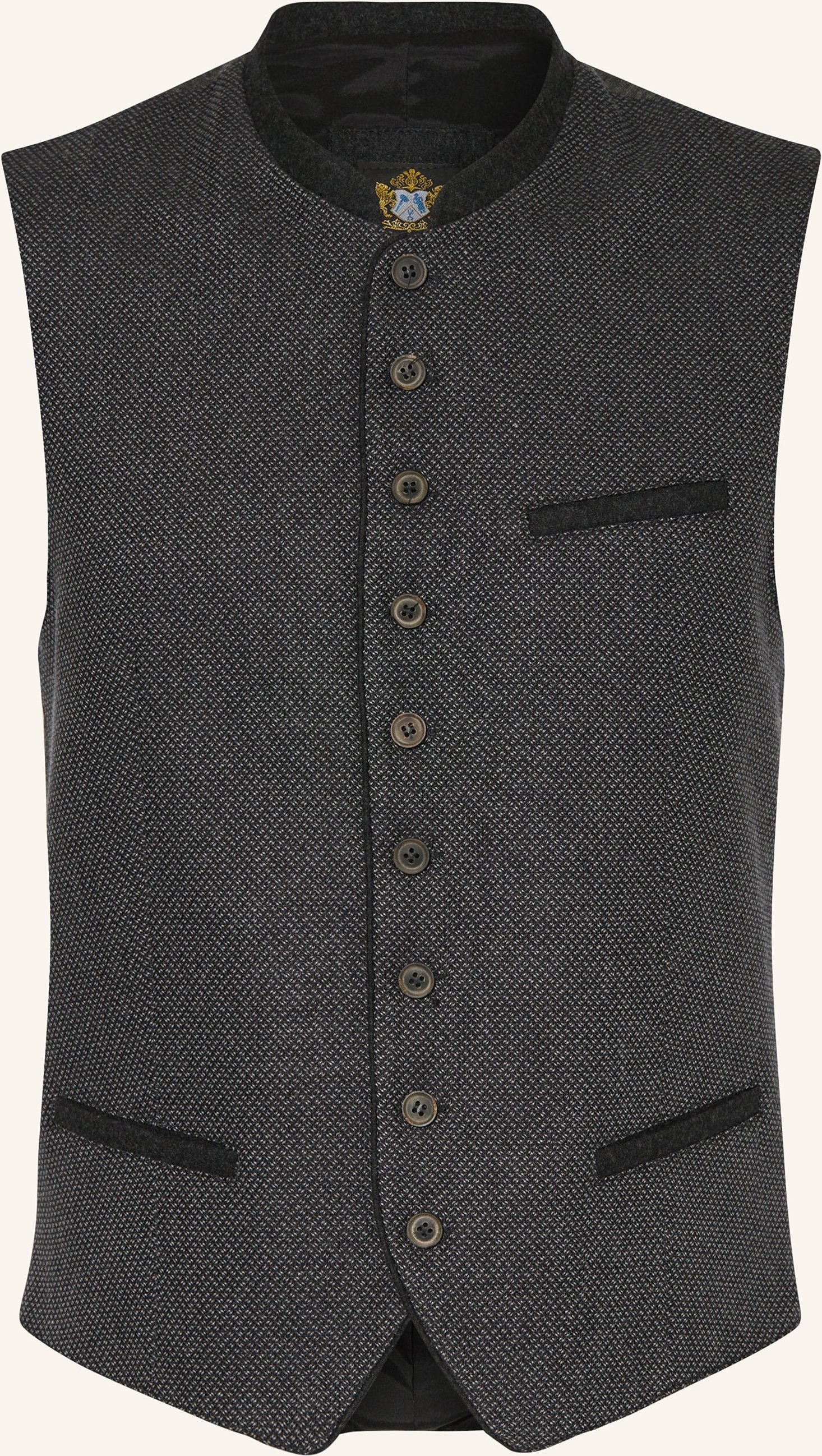 Hammerschmid Trachtenweste Rudi Slim Fit grau