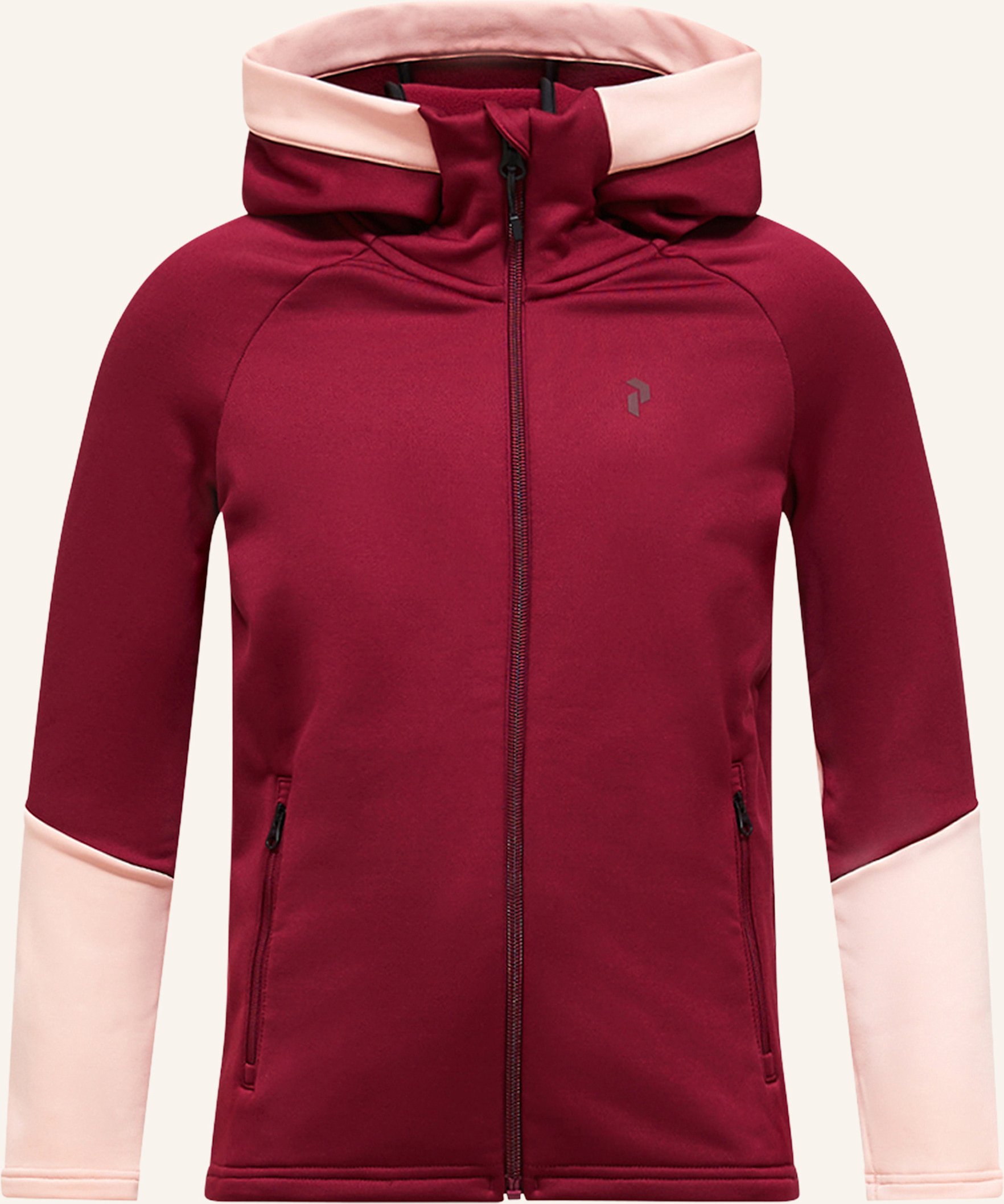 Peak Performance Fleecejacke rot