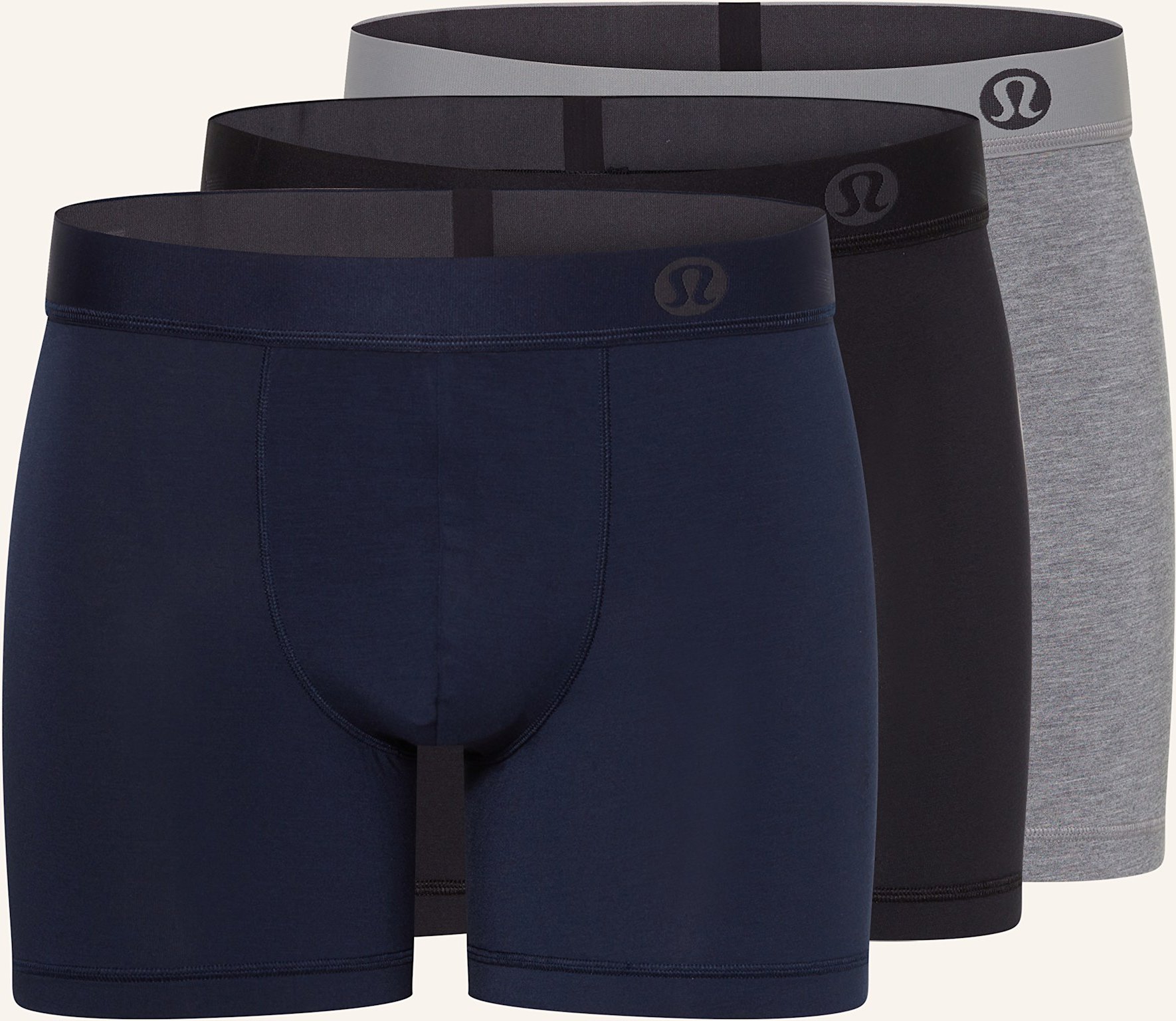 Lululemon 3er-Pack Boxershorts Aim blau