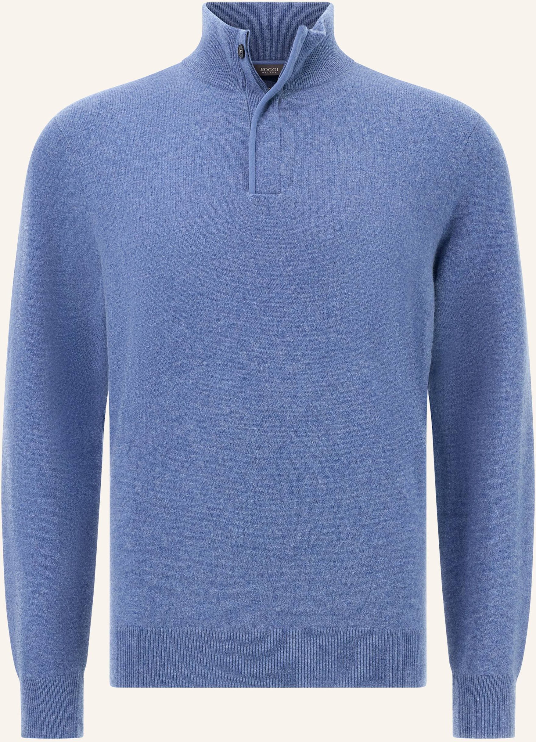 Boggi Milano Rollkragenpullover Aus Cashmere blau