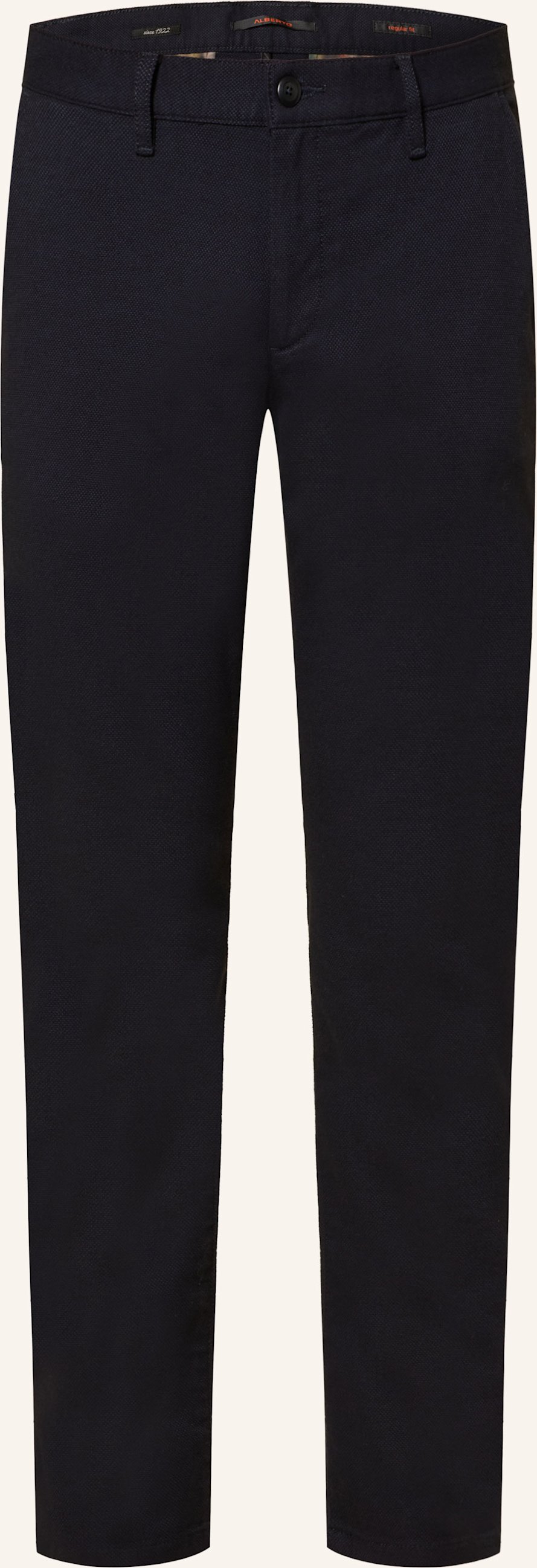 Alberto Chino Lou-New Wool Look Regular Fit blau