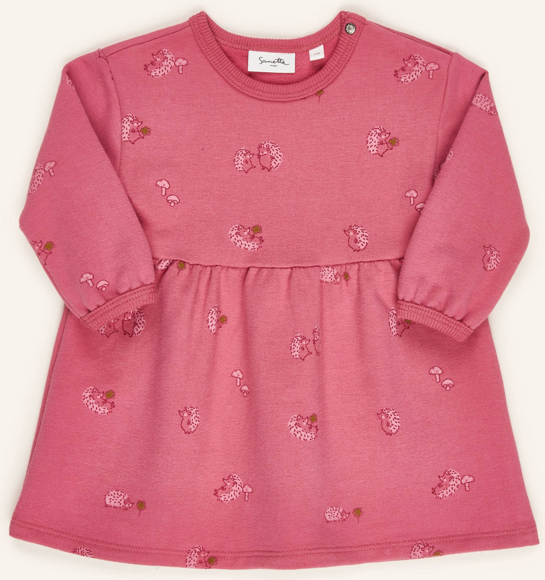 Sanetta Pure Sweatkleid rot