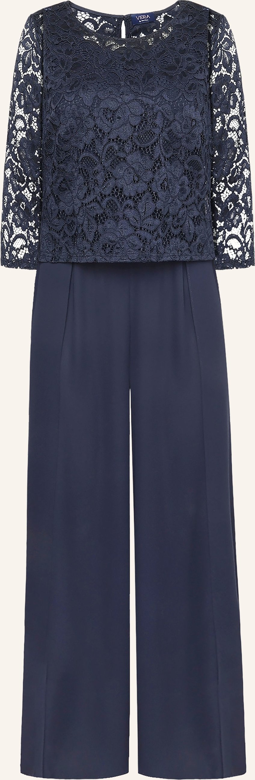 Vera Mont Jumpsuit Mit 3/4-Arm blau