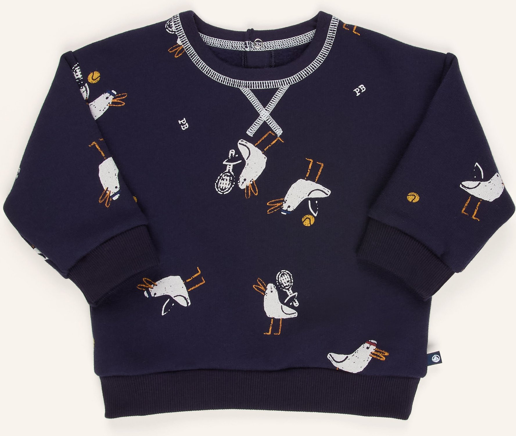 Petit Bateau Sweatshirt blau