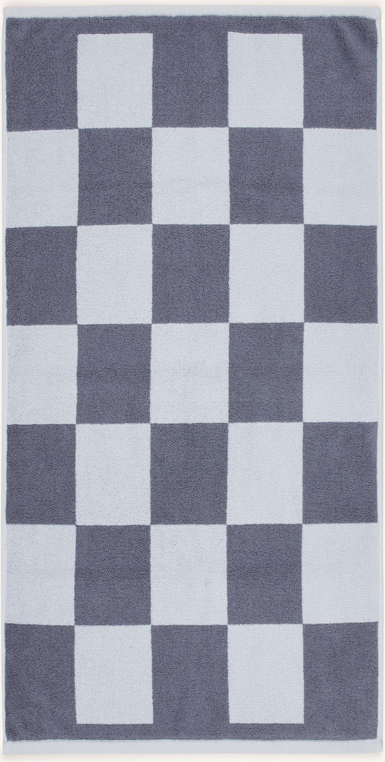 Hay Badematte Check blau