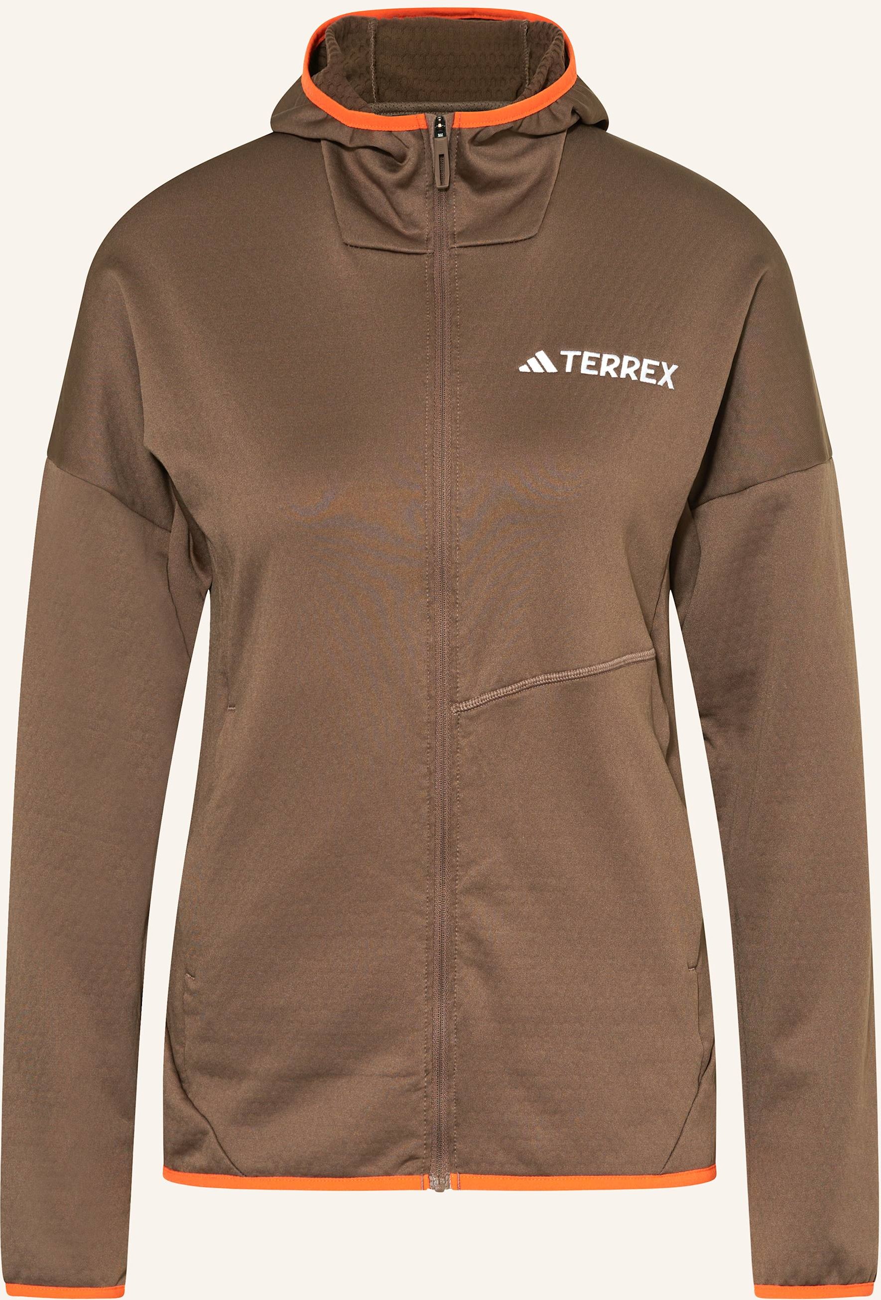 Thumbnail - Adidas Terrex Fleecejacke Terrex Xperior Climawarm Lifgt Fleece Hooded braun
