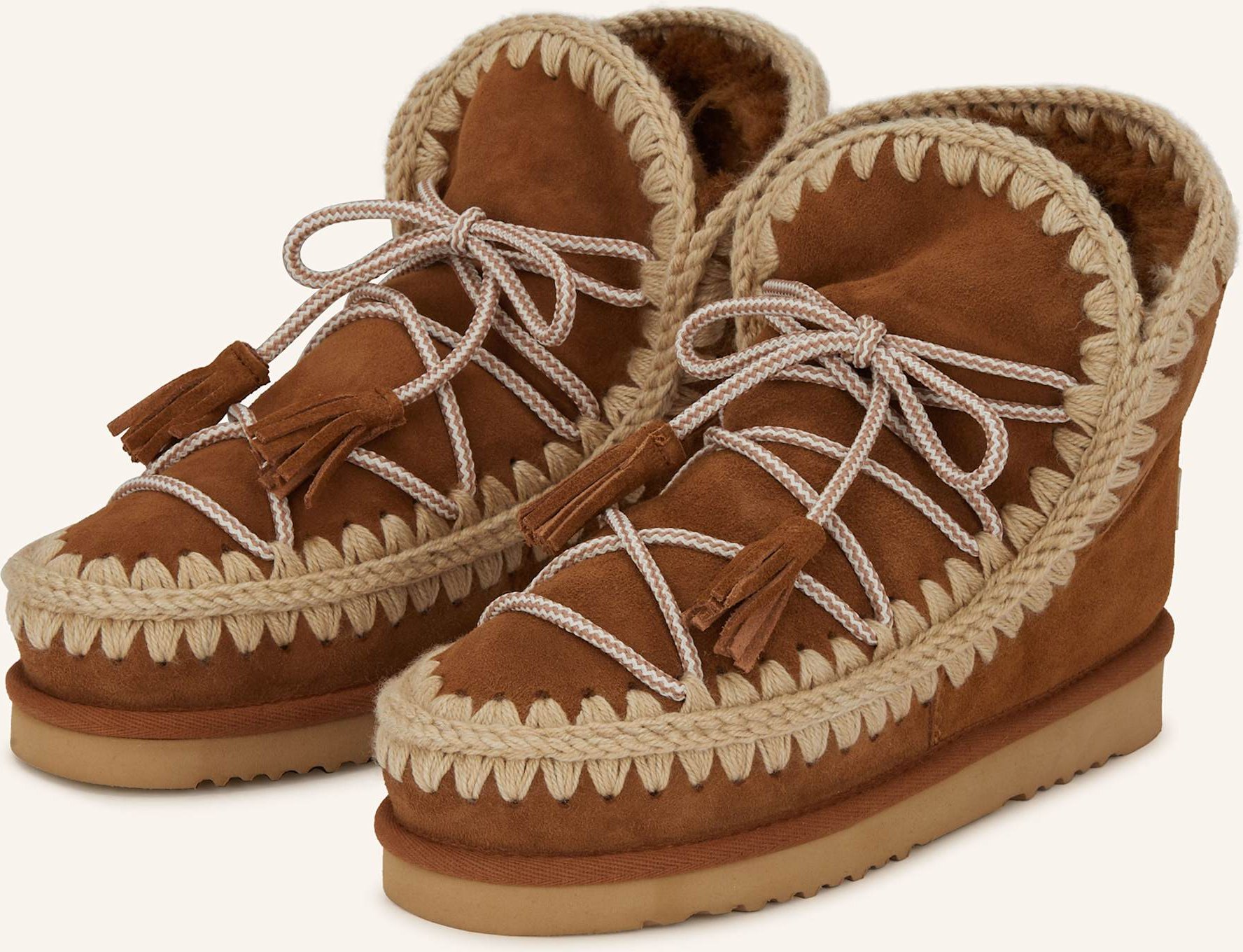 Mou Boots Scoubidoo Lace braun