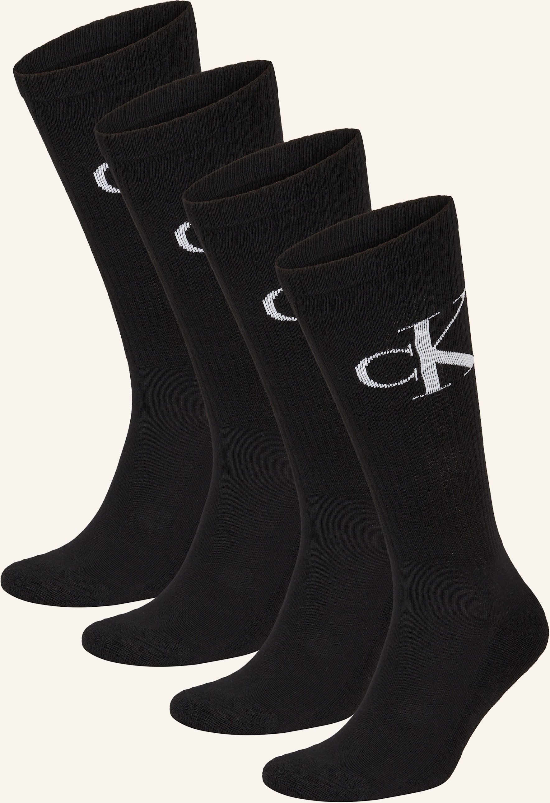 Calvin Klein 4er-Pack Socken schwarz