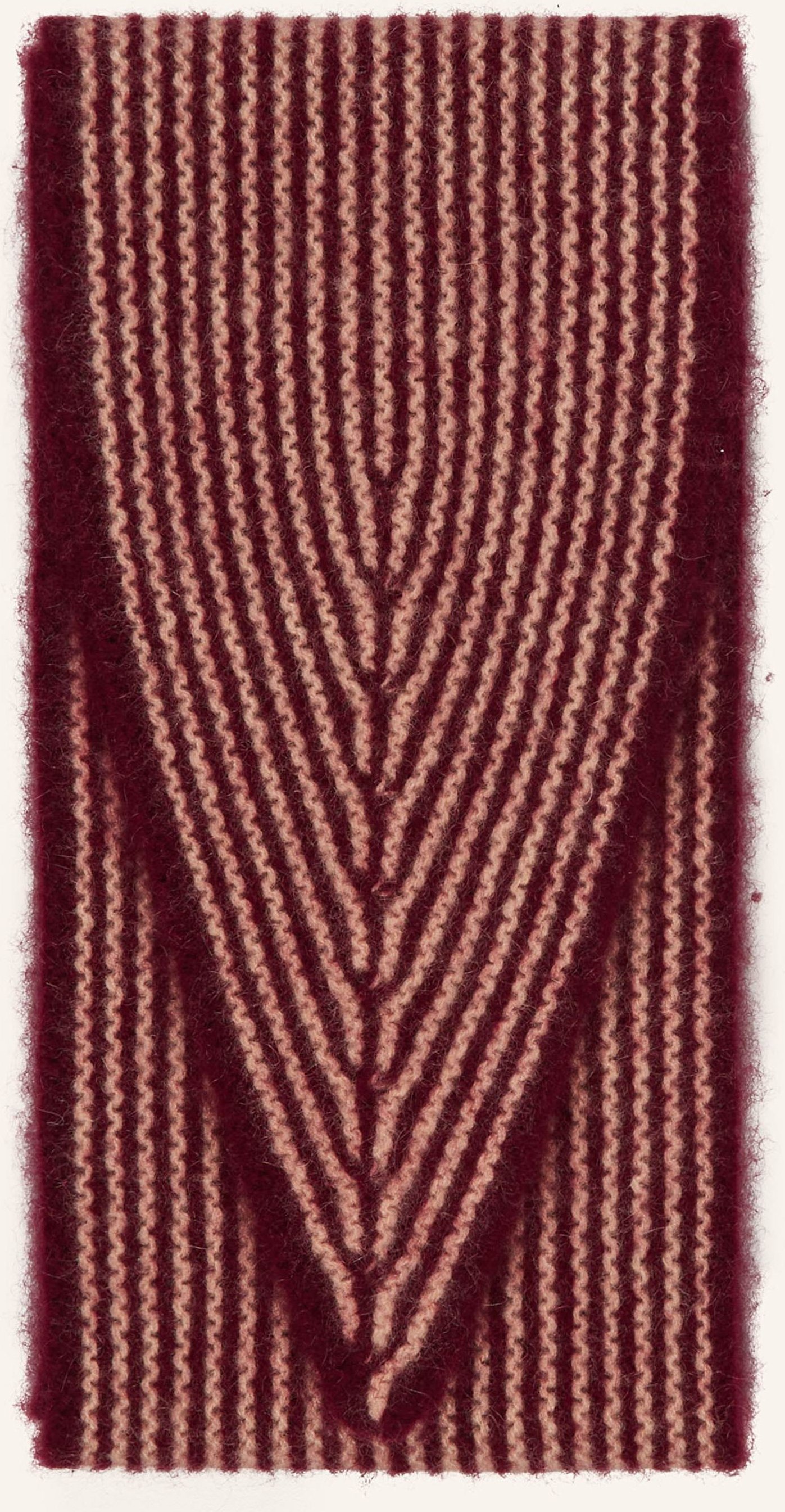 Oats & Rice Cashmere-Schal Sailor rot