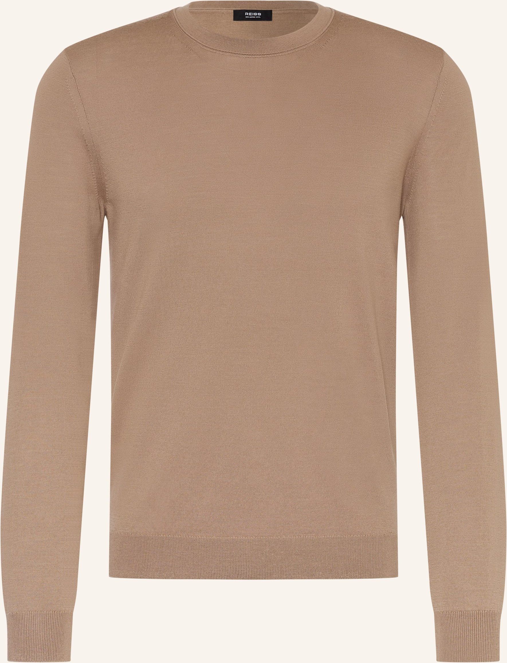 Reiss Pullover Wessex Aus Merinowolle braun