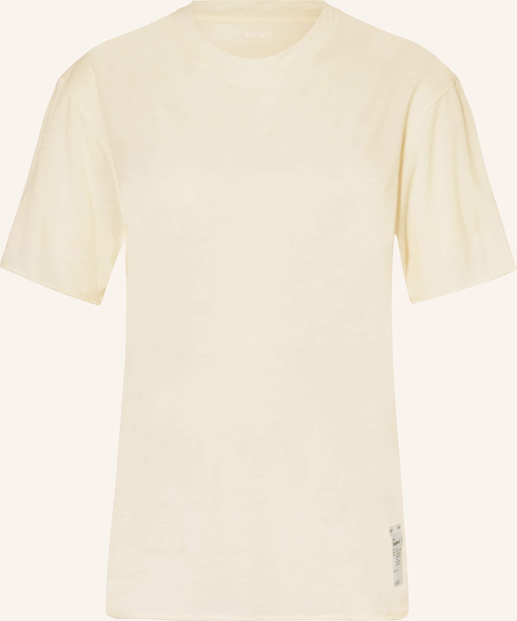 Satisfy Laufshirt Cloudmerino™ Aus Merinowolle weiss