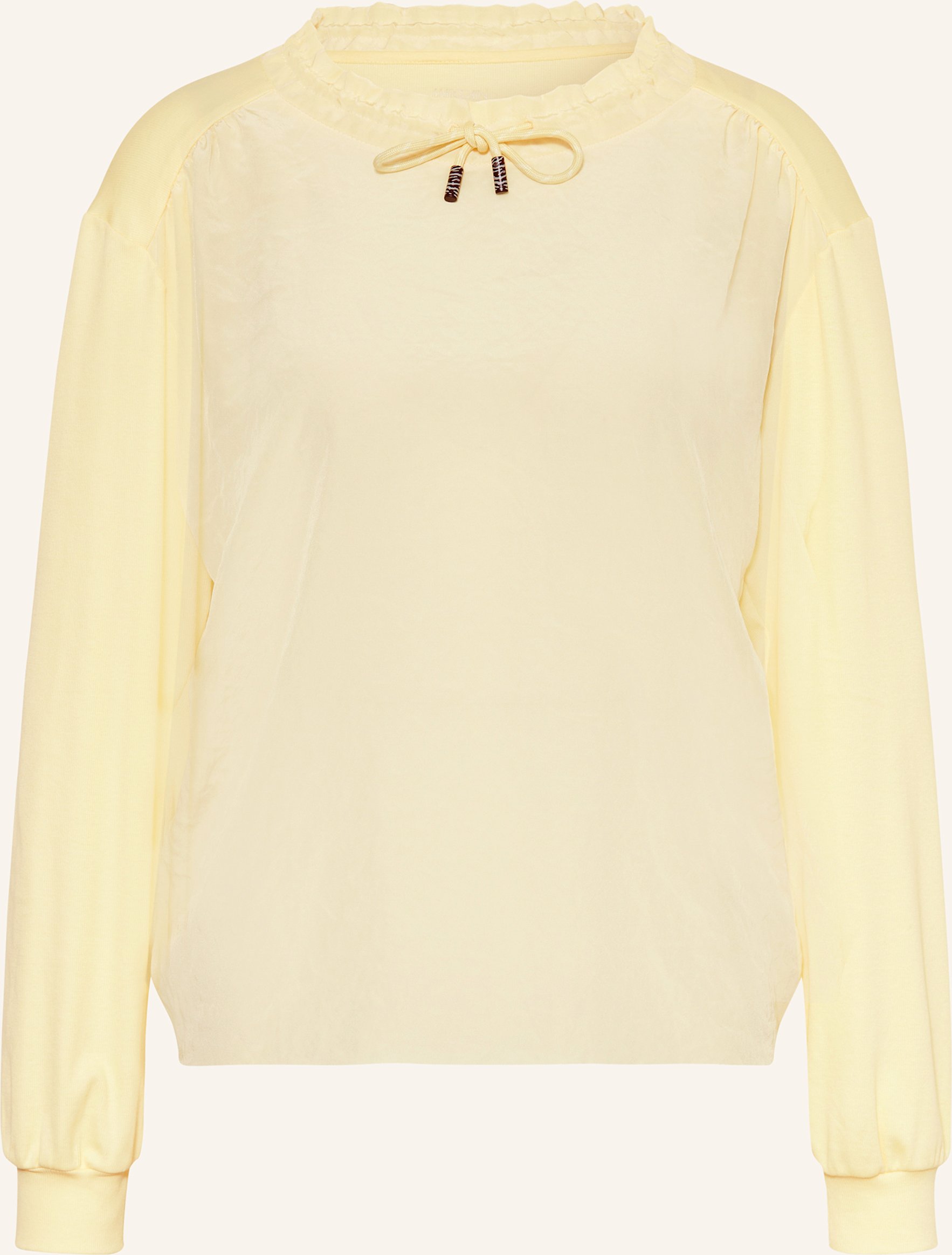 Marc Cain Blusenshirt Im Materialmix gelb