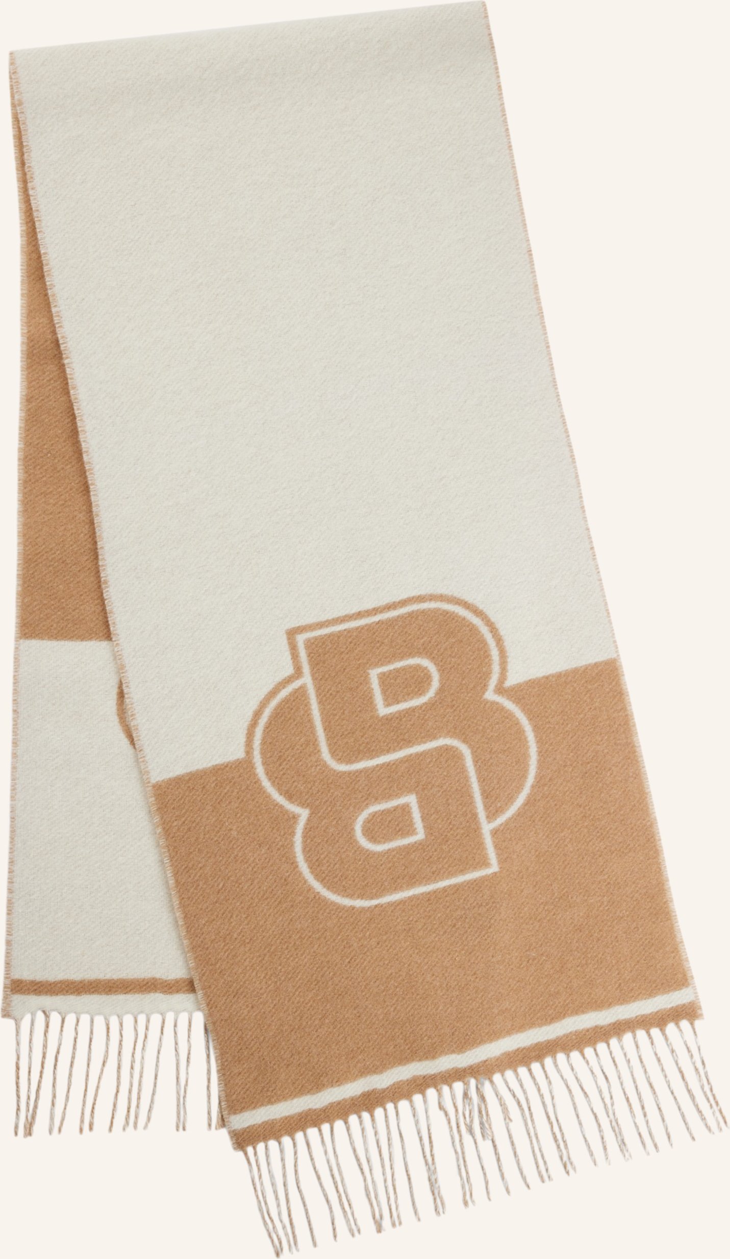 Boss Gewebter Schal Vianna_35*180 beige