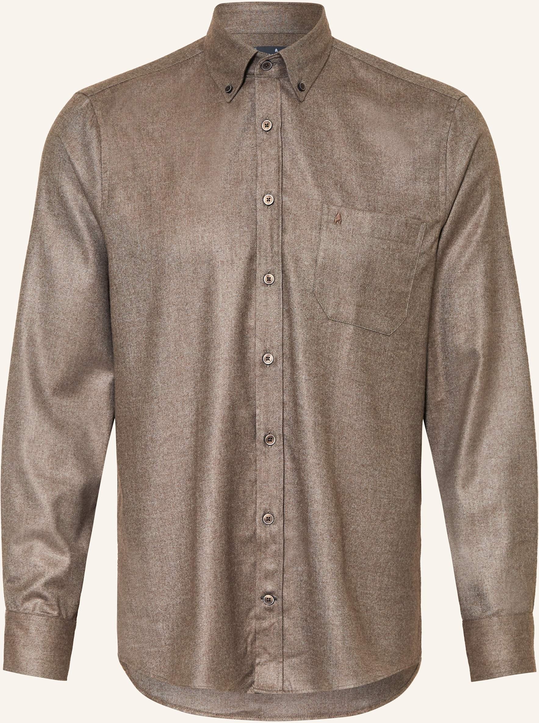 Ragman Hemd Comfort Fit braun