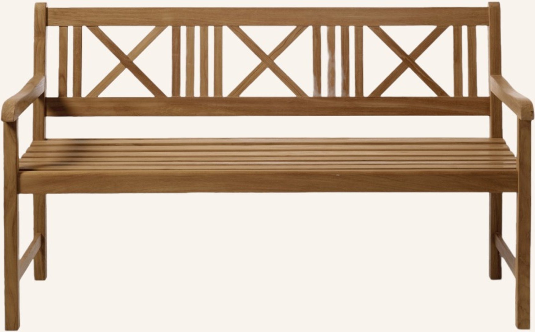 Cinas Holzbank Rosenborg braun