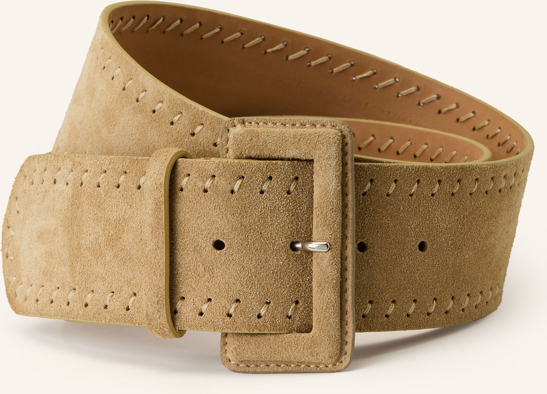 Reptile's House Ledergürtel beige