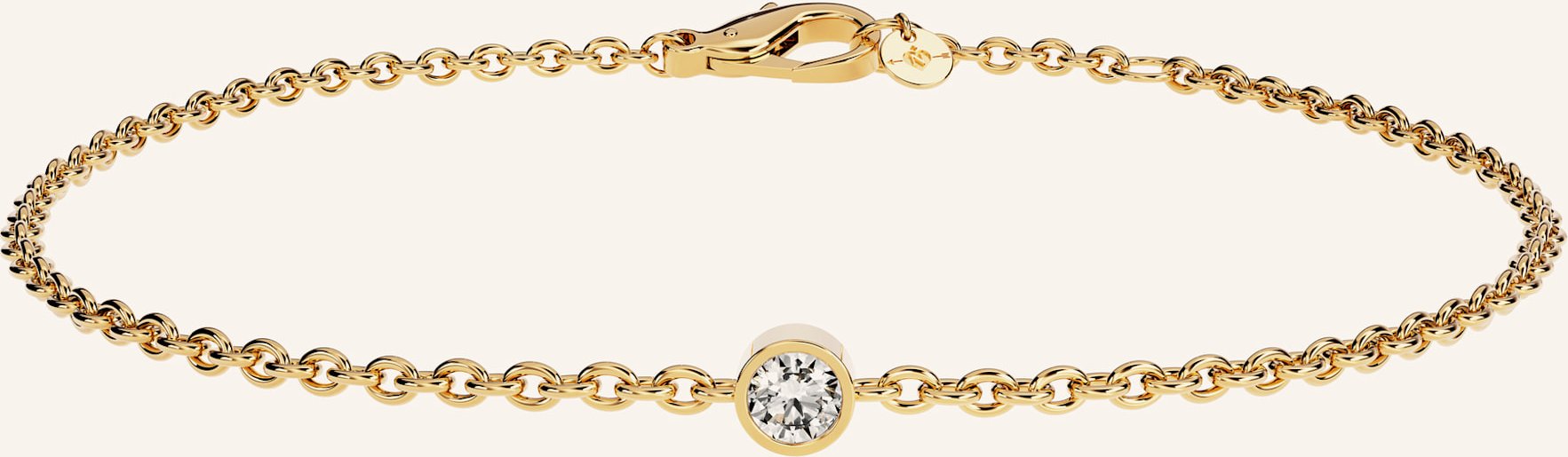 Niessing Armband Brillant Akzent gold