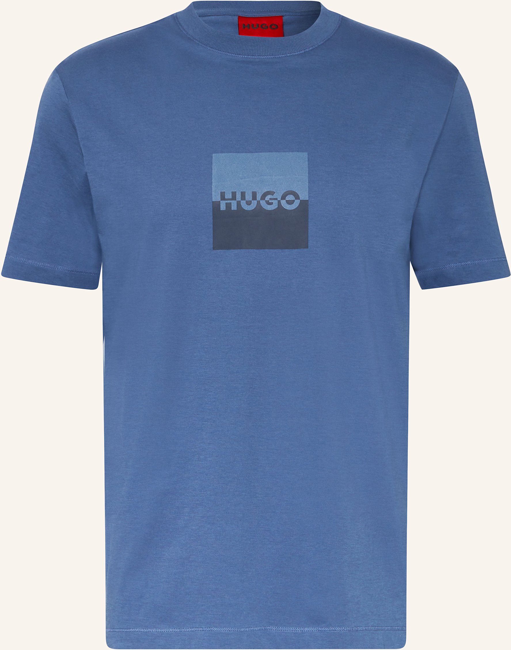 Hugo T-Shirt Dusplit blau
