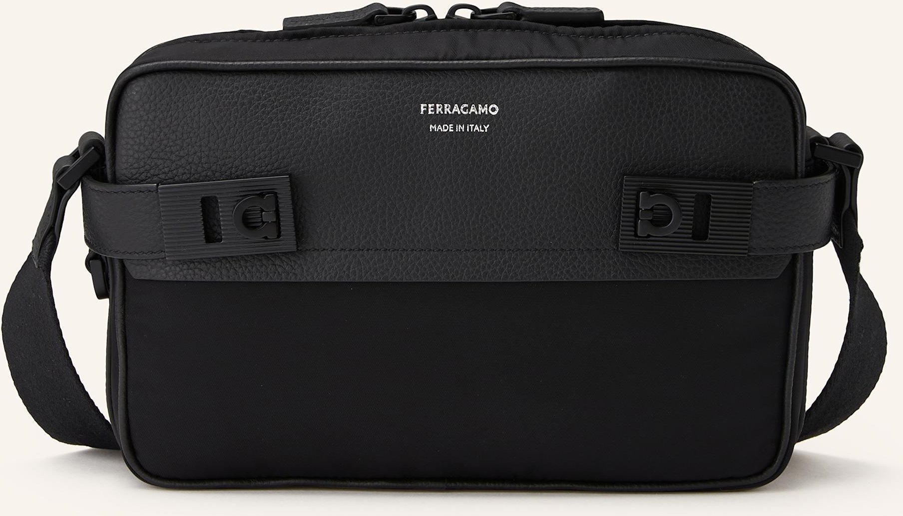 Ferragamo Umhängetasche Twins schwarz