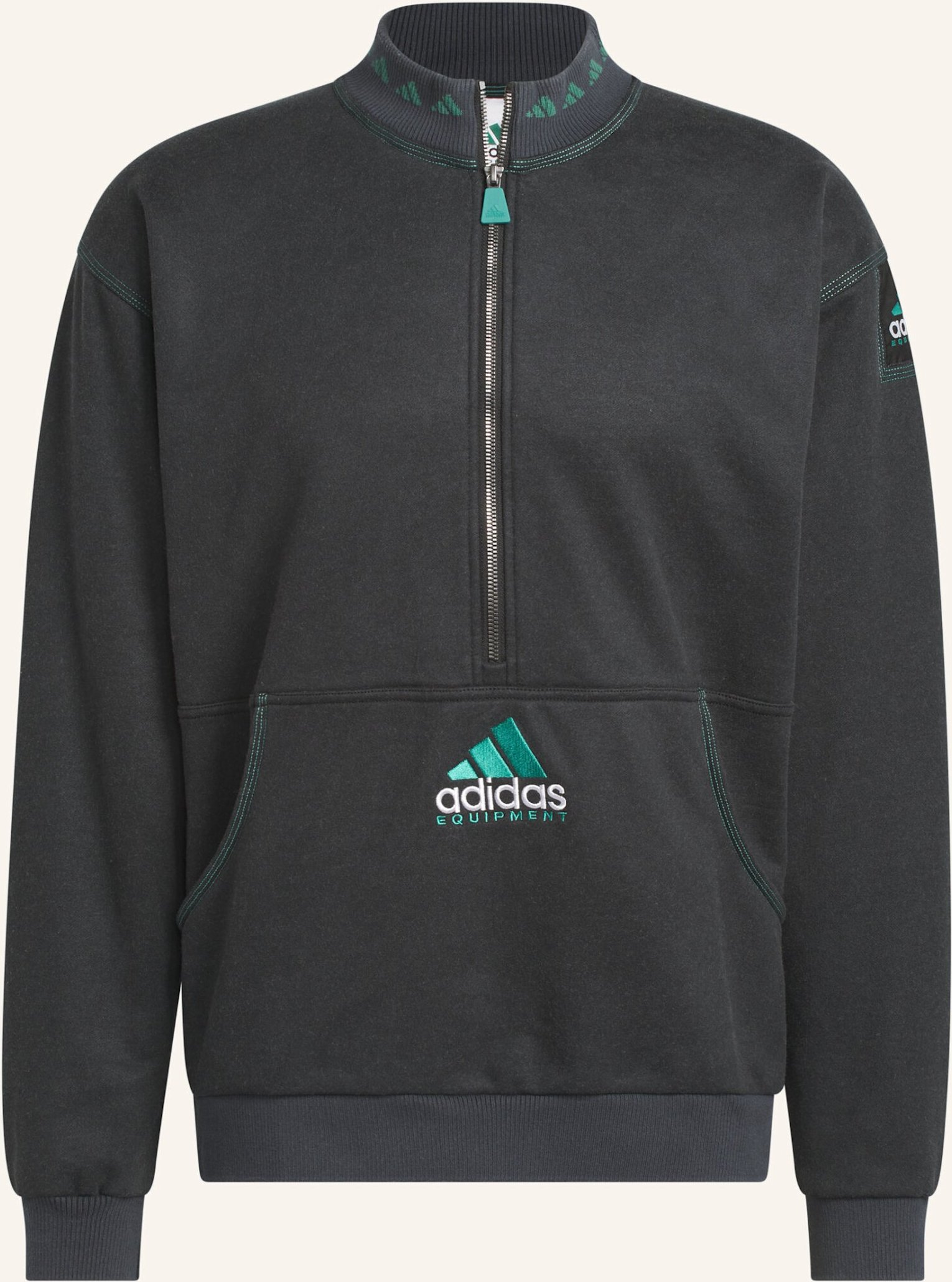Adidas Equipment Quarter-Zip Oberteil schwarz