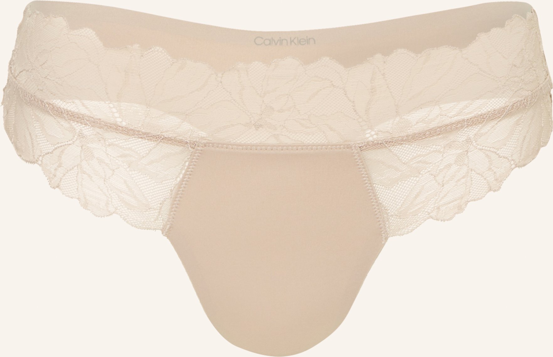 Calvin Klein String Perfectly Fit Lace beige