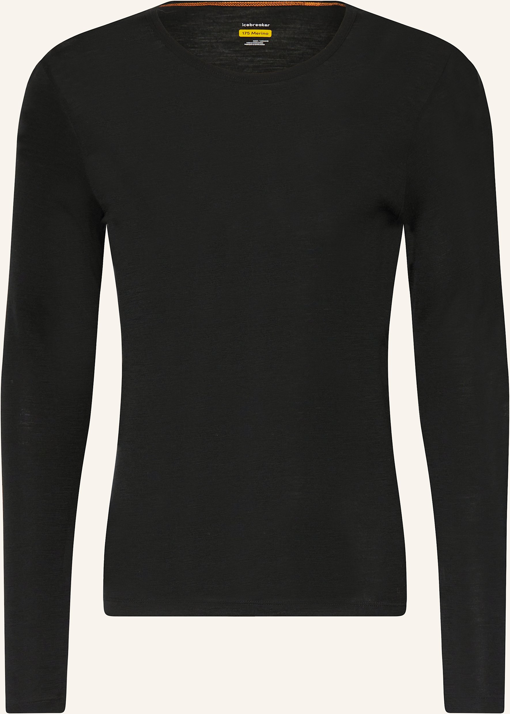 Icebreaker Funktionswäsche-Shirt 175 Everyday Aus Merinowolle schwarz