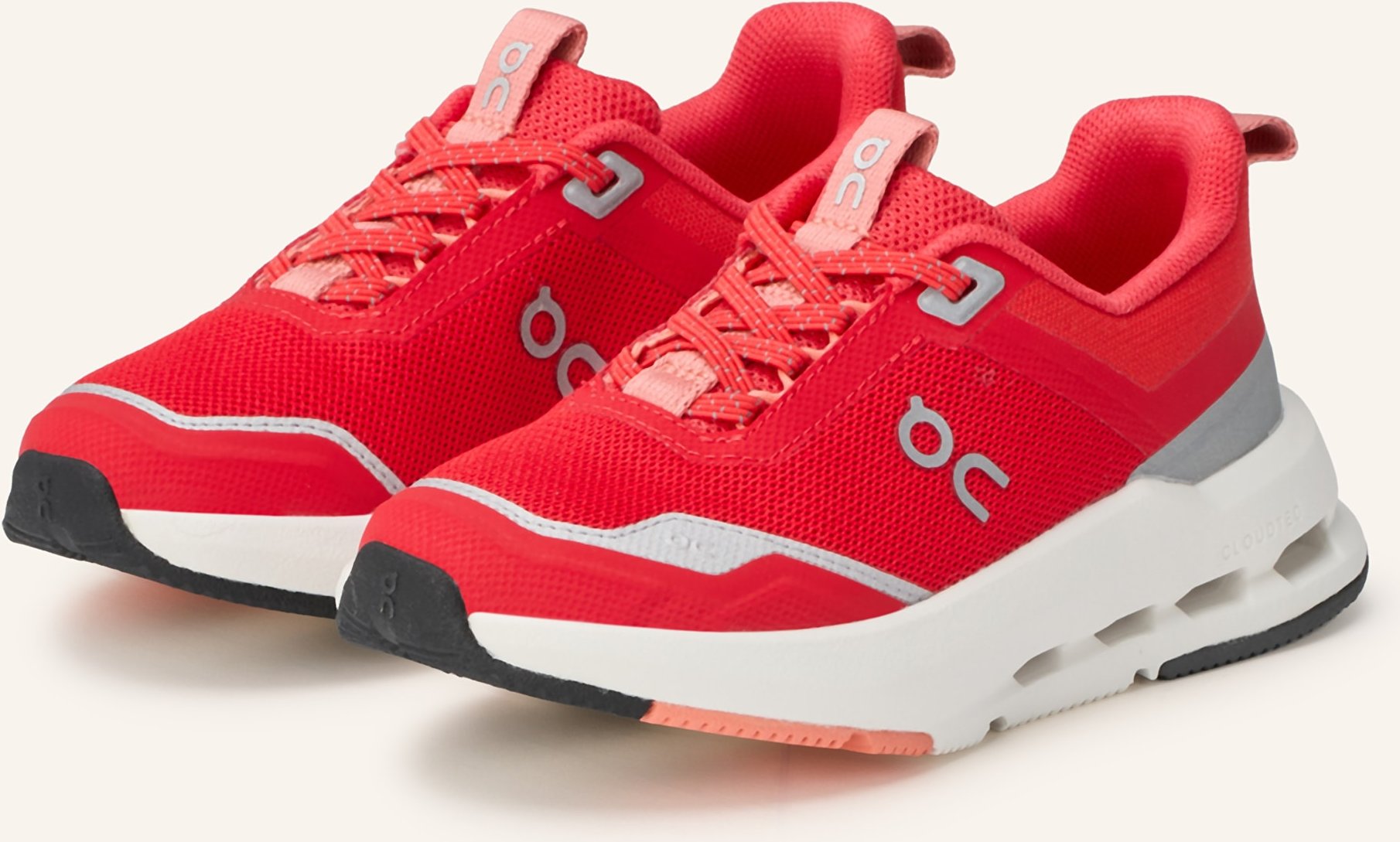 On Sneaker Cloudnova Kids rot