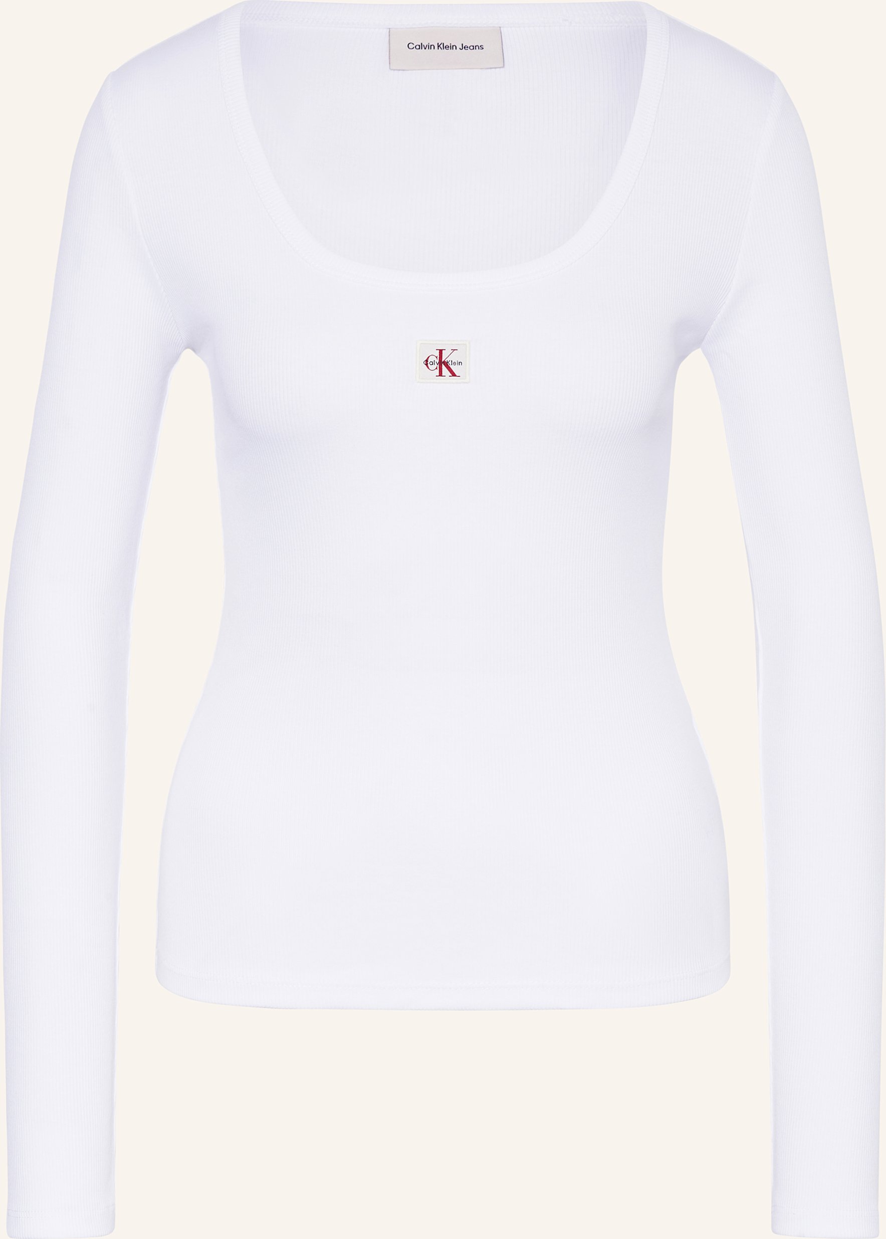 Calvin Klein Jeans Longsleeve weiss