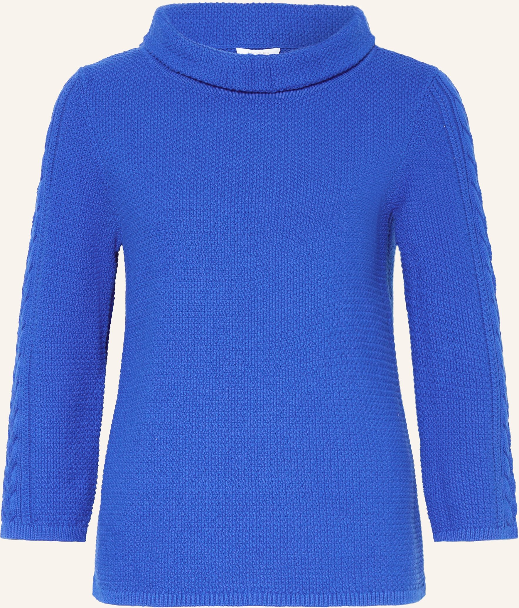 Hobbs Rollkragenpullover Camilla Mit 3/4-Arm blau
