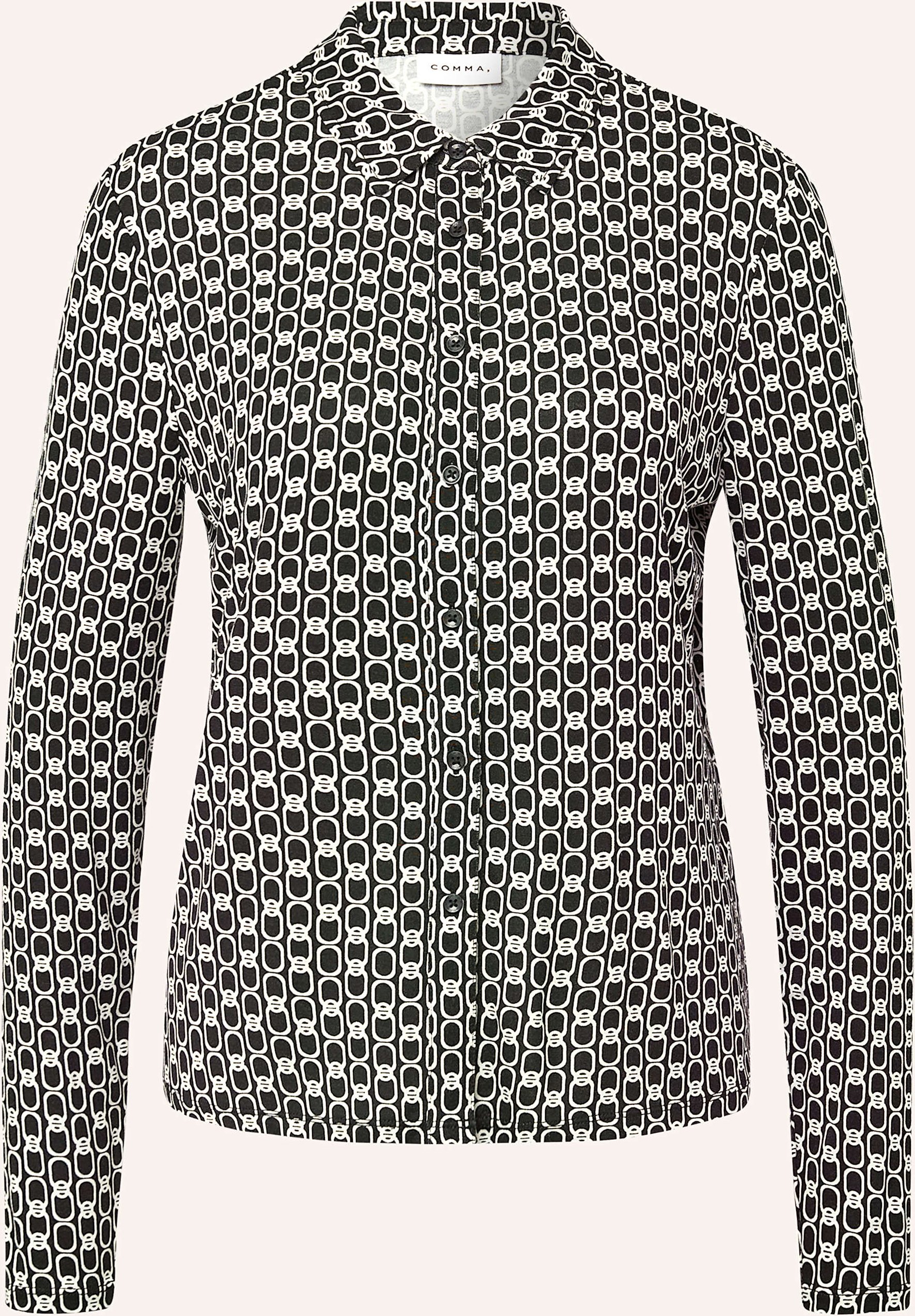 Comma Hemdbluse schwarz