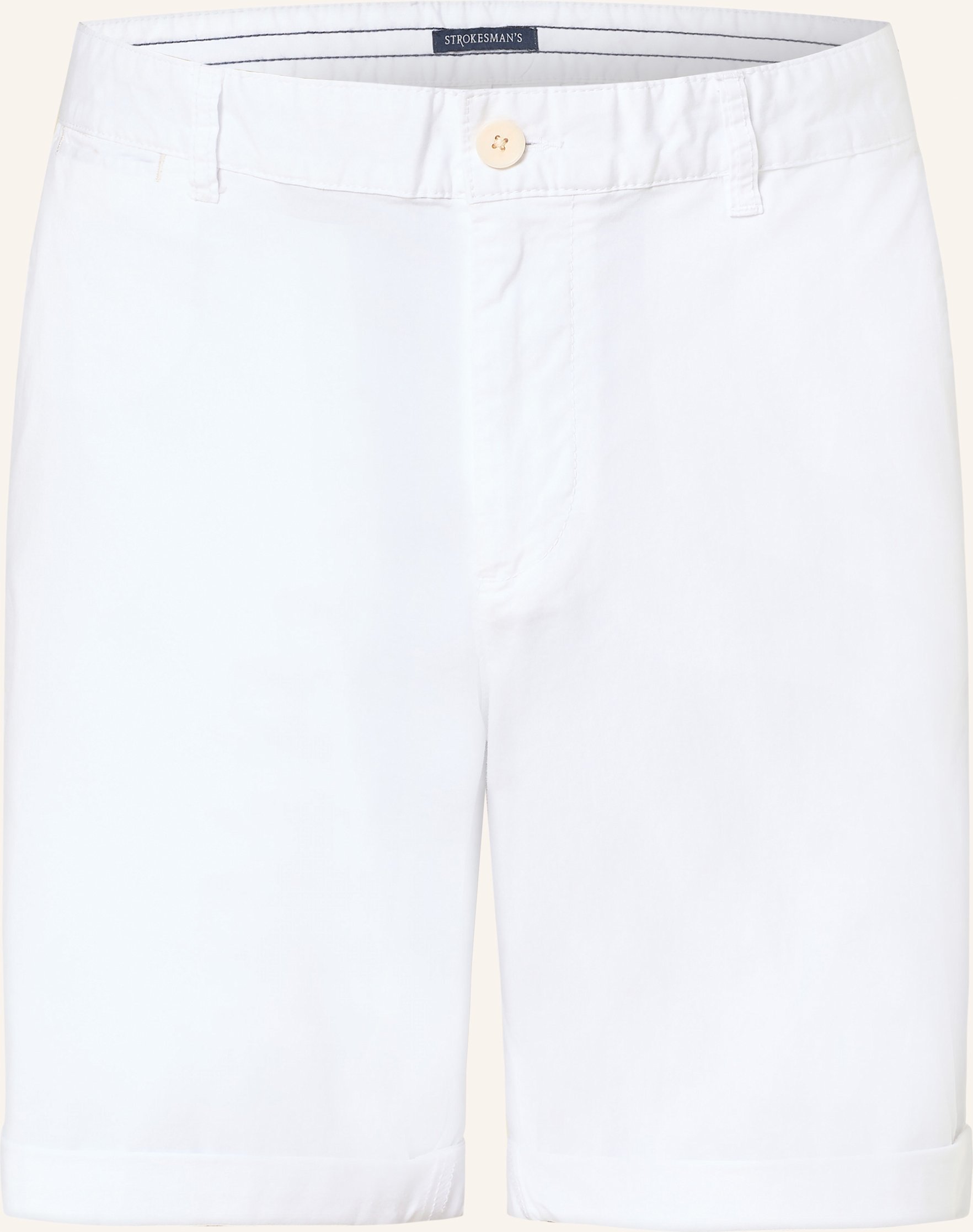 Strokesman's Chinoshorts Slim Fit weiss