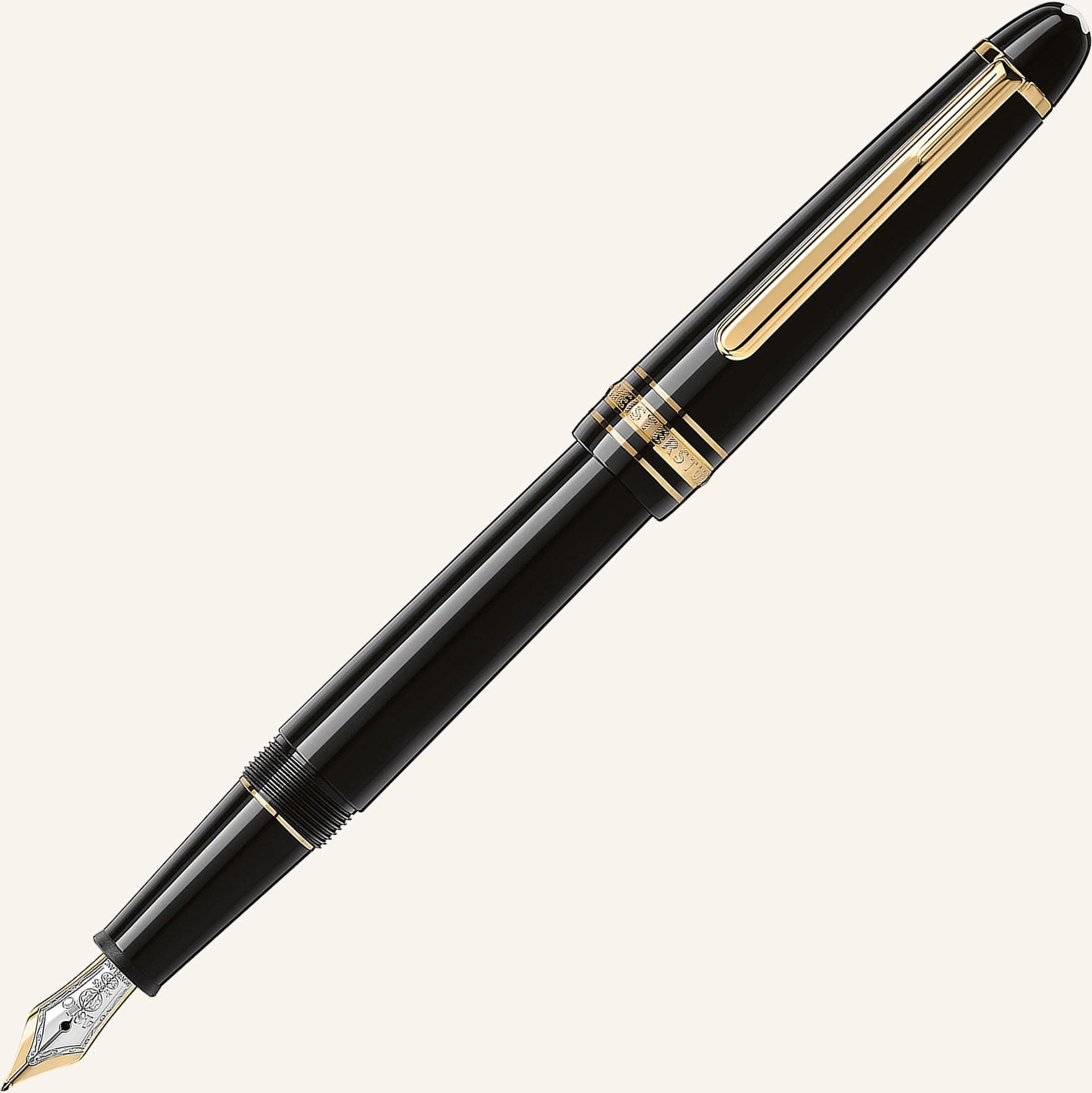 Montblanc Füllfederhalter Meisterstück Gold-Coated Classique schwarz