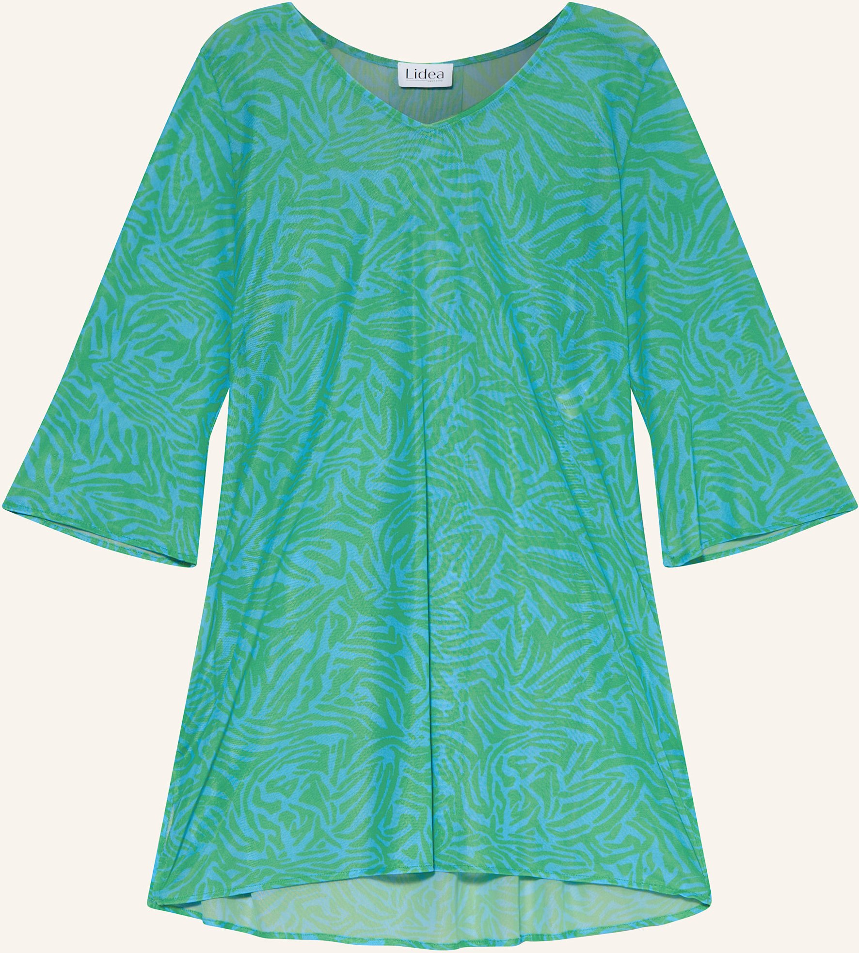 Thumbnail - Lidea Mesh-Tunika Aqua Muse Mit 3/4-Arm gruen