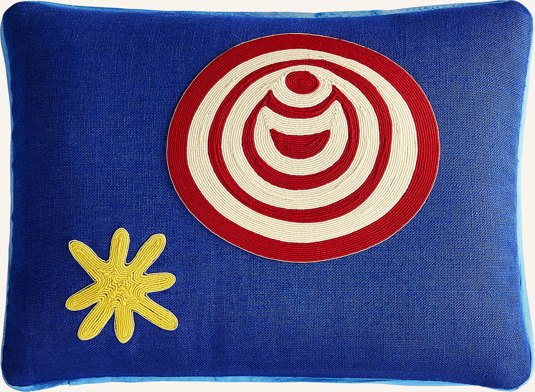 Jonathan Adler Dekokissen Playa blau