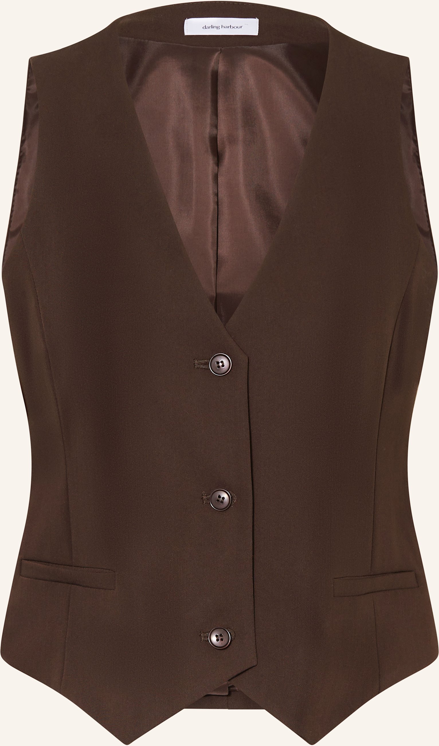 Darling Harbour Blazerweste braun