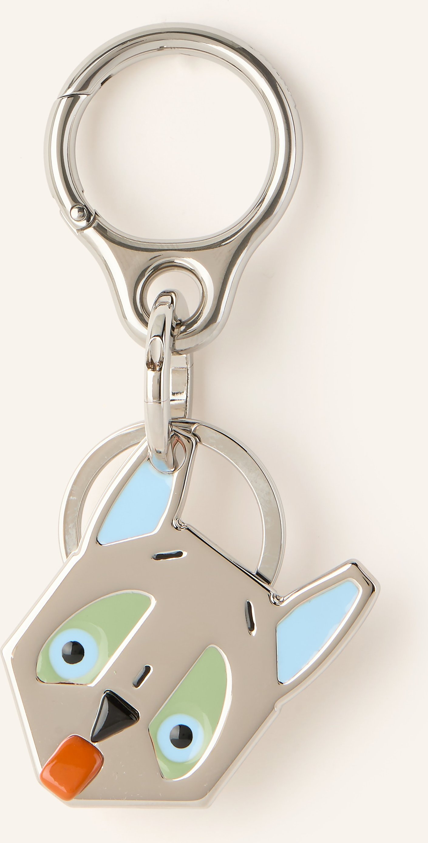 Loewe Schlüsselanhänger Futuristic Cat silber