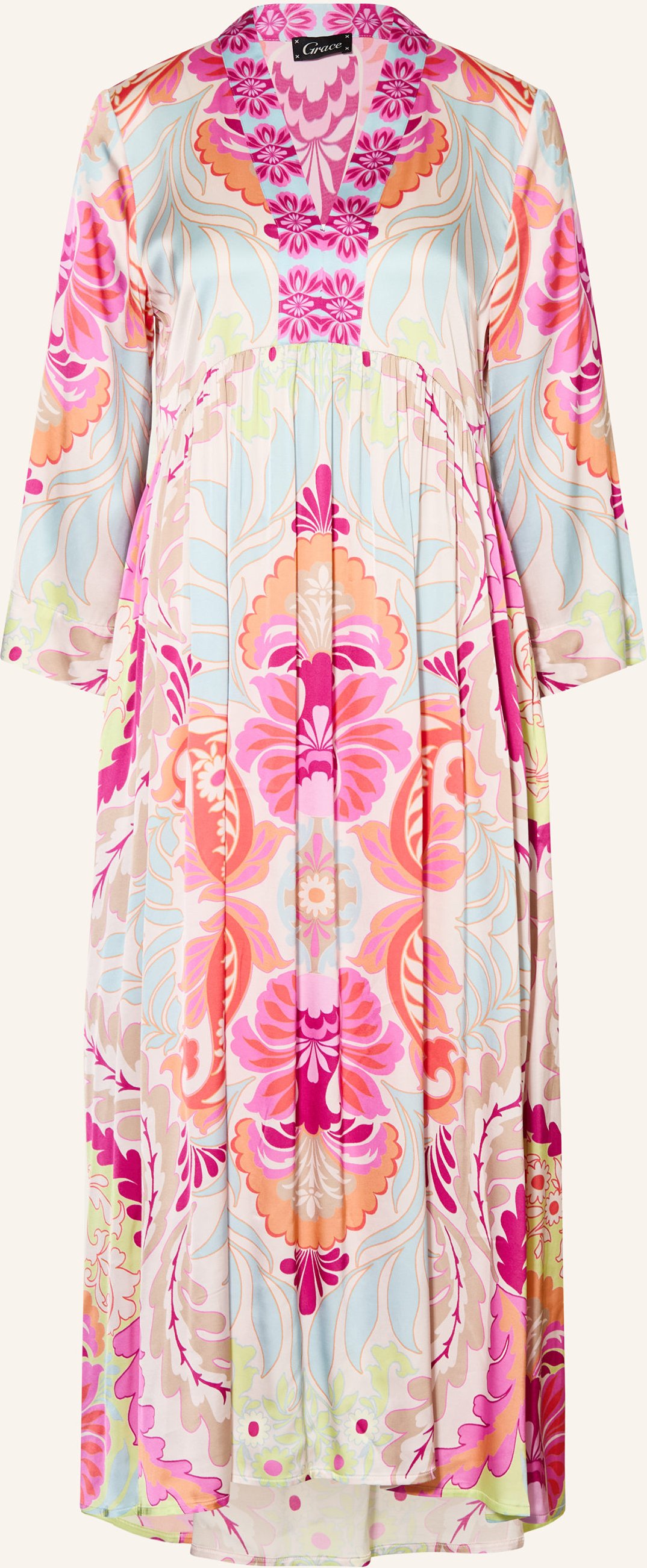 Grace Kleid Mit 3/4-Arm lila