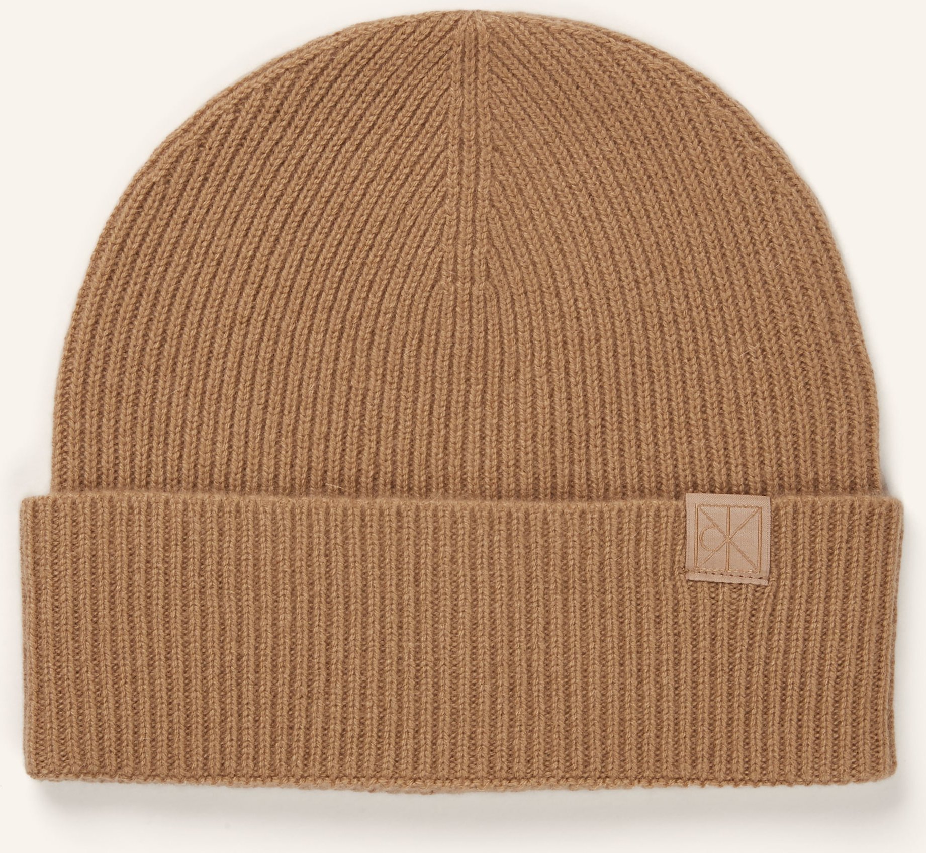 Calvin Klein Cashmere-Mütze braun