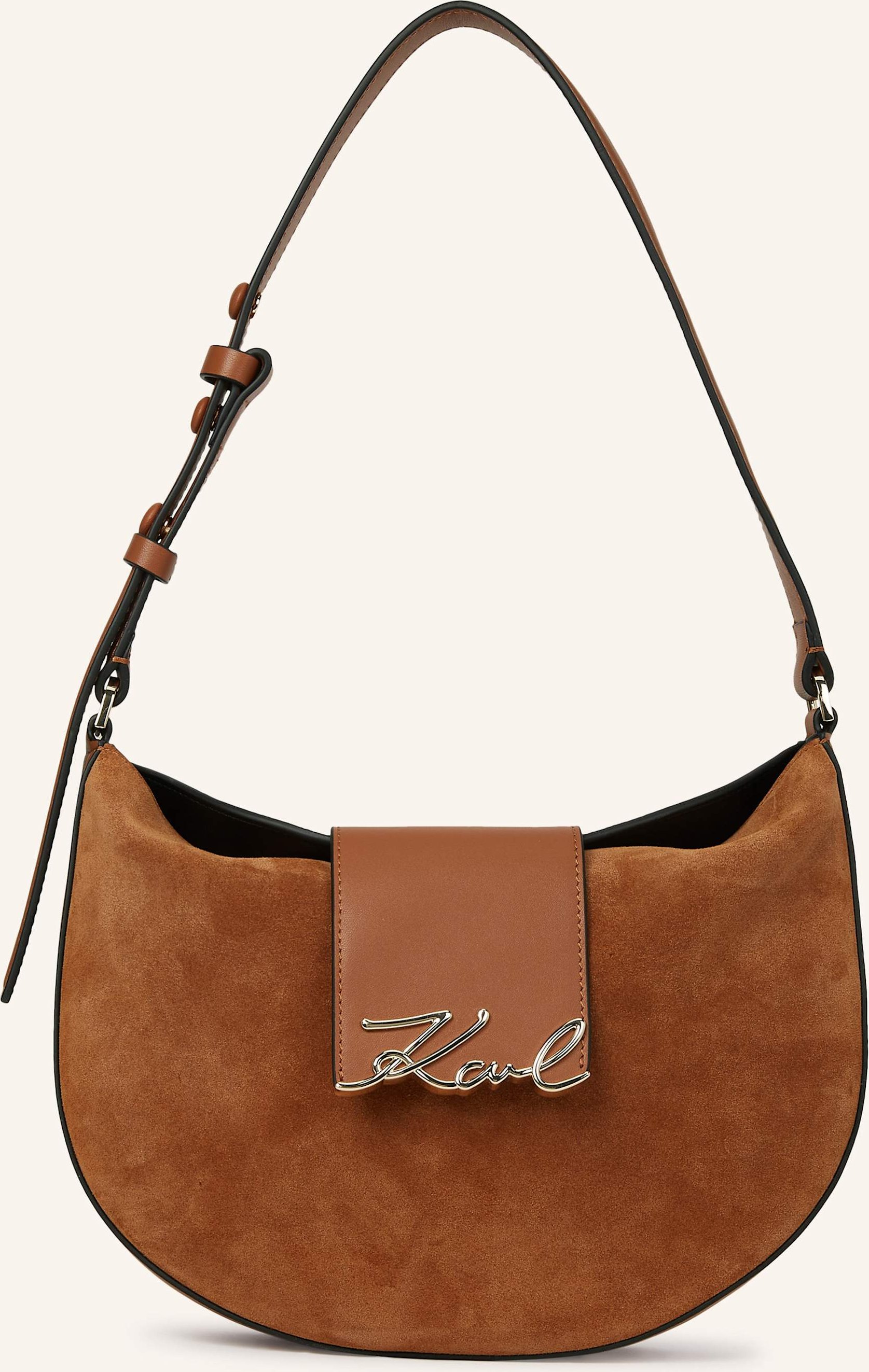 Karl Lagerfeld Schultertasche braun