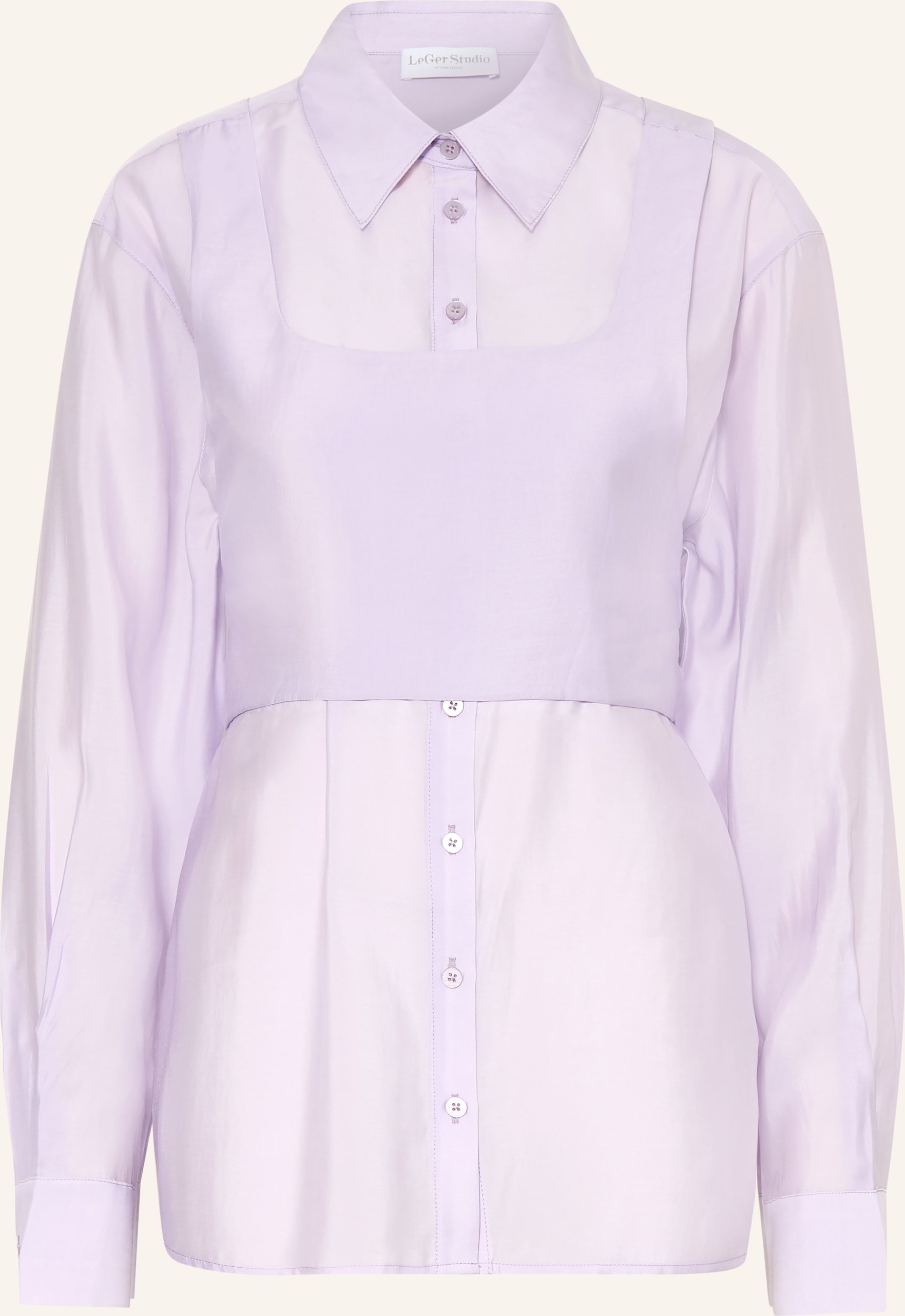 Leger Studio Hemdbluse Samira lila