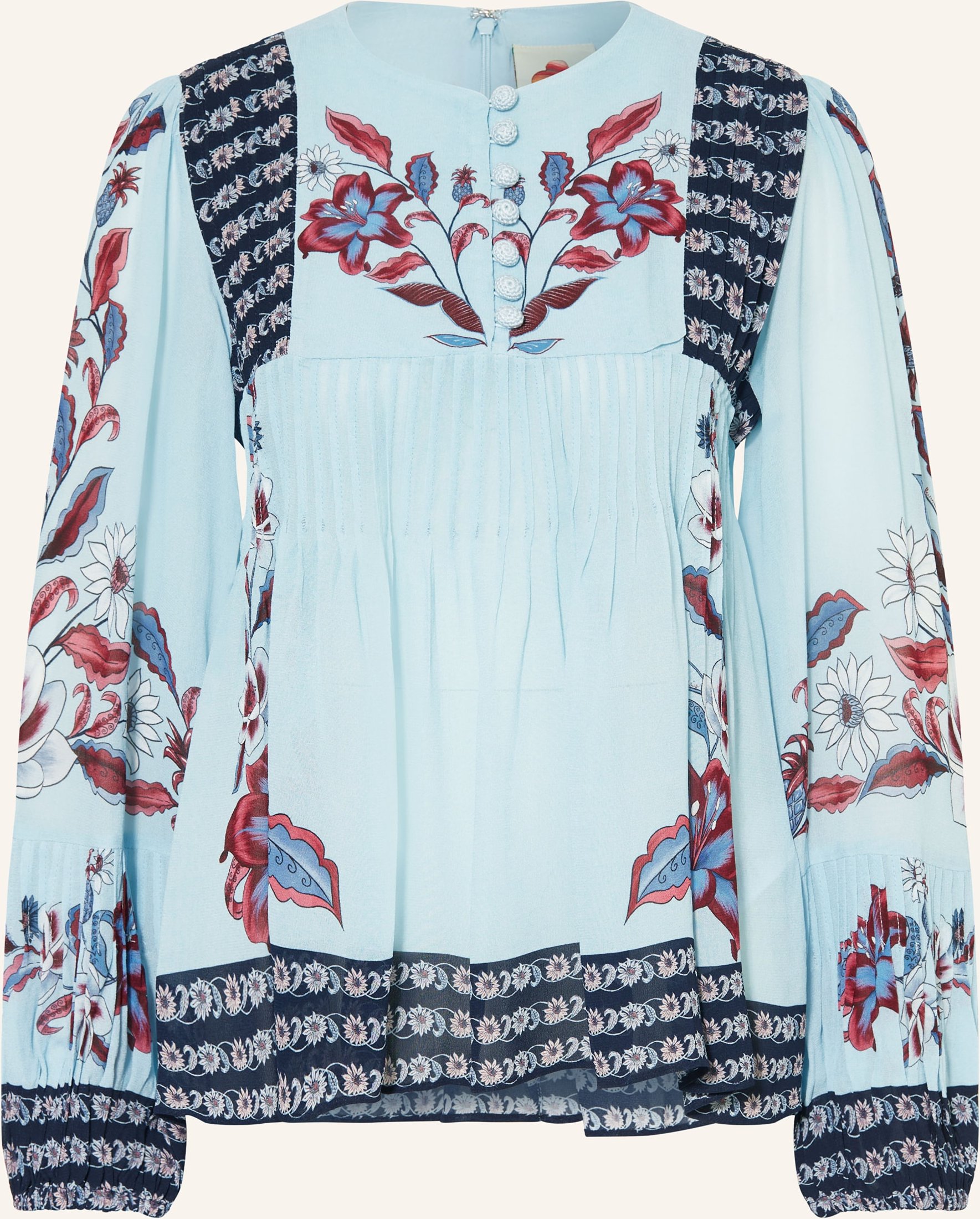 Farm Rio Blusenshirt blau