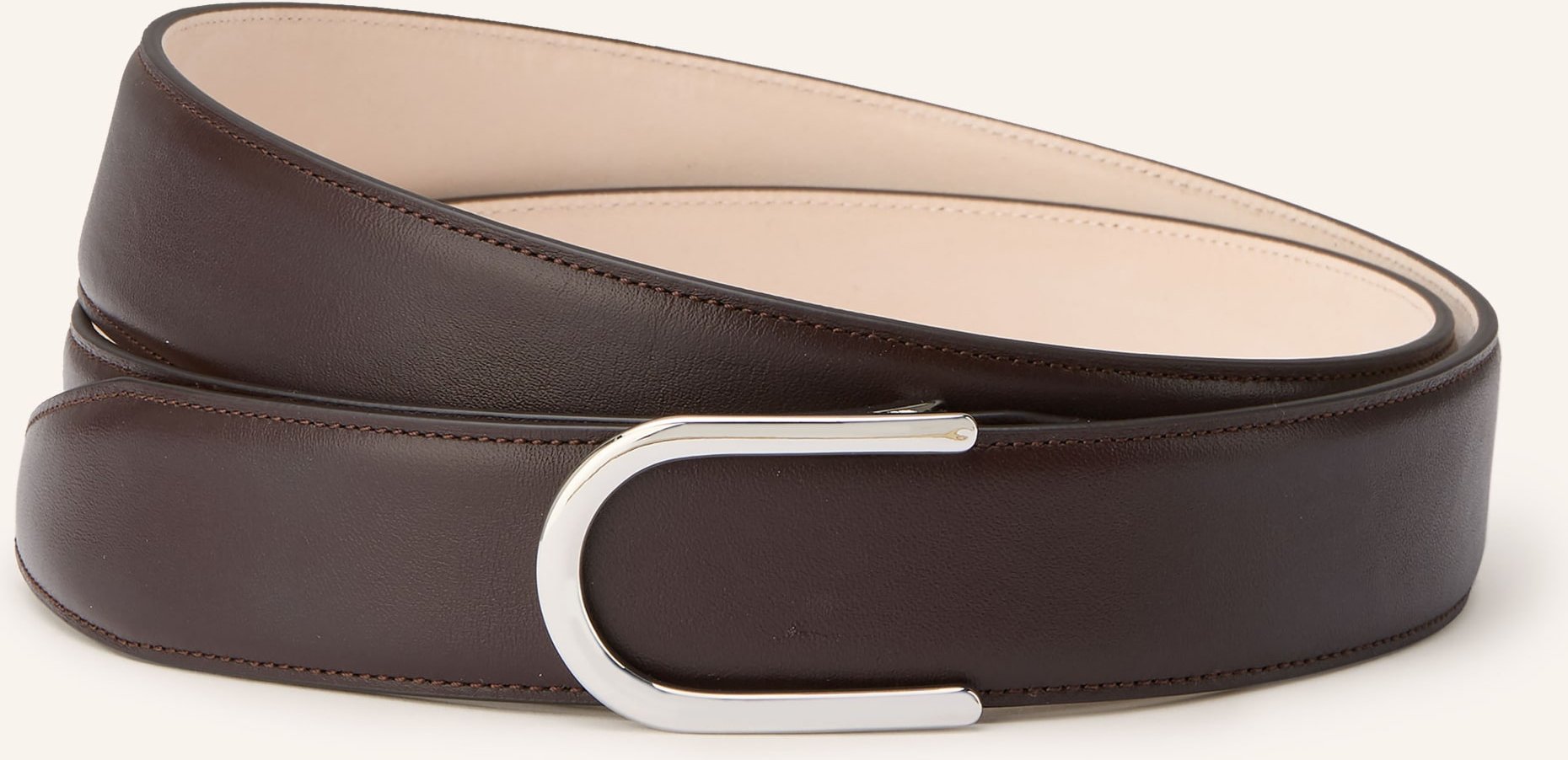 Goldfels Ledergürtel braun